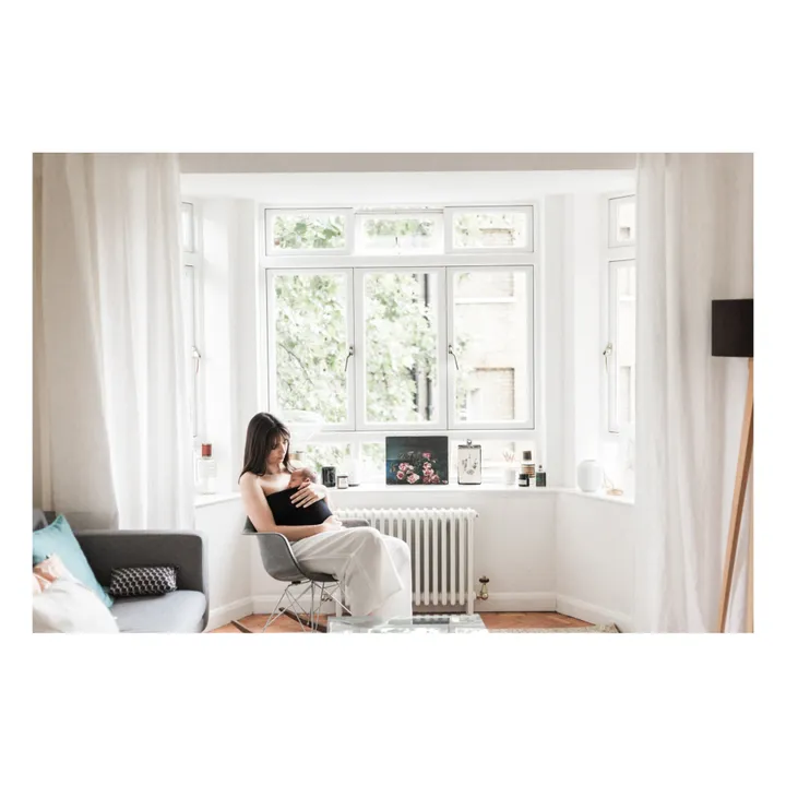 Studio Romeo Bandeau peau à peau en coton bio Easy Lover | Noir