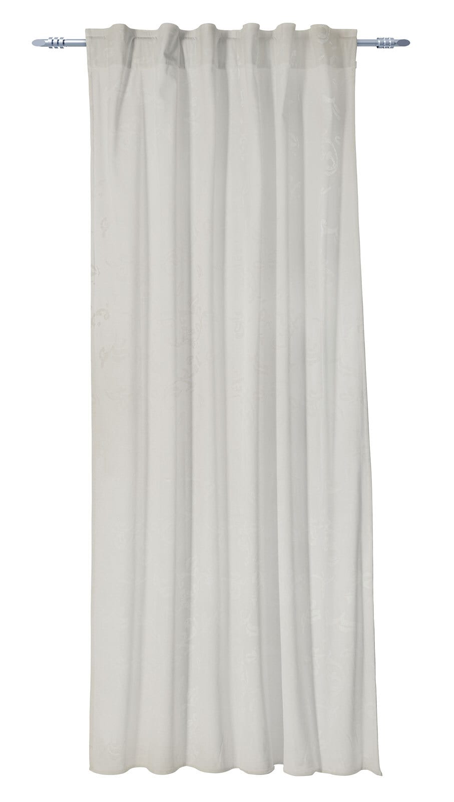 Kombischal Cream 140 x 245 cm dunkelgrau