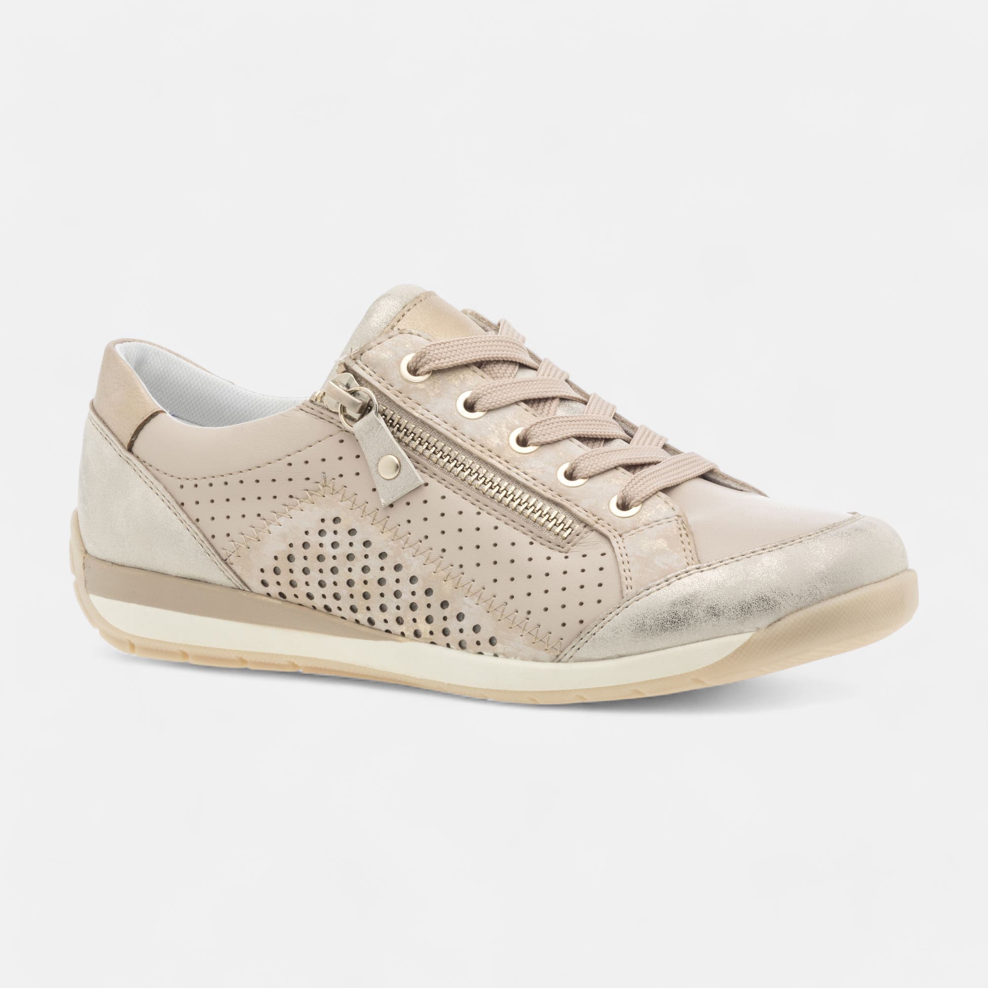 Baskets basses Femme beige