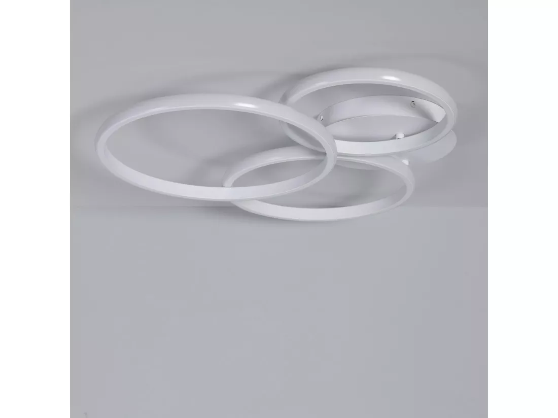 Plafonnier LED 31W Métal Big Eklips Berno 4000K Blanc neutre