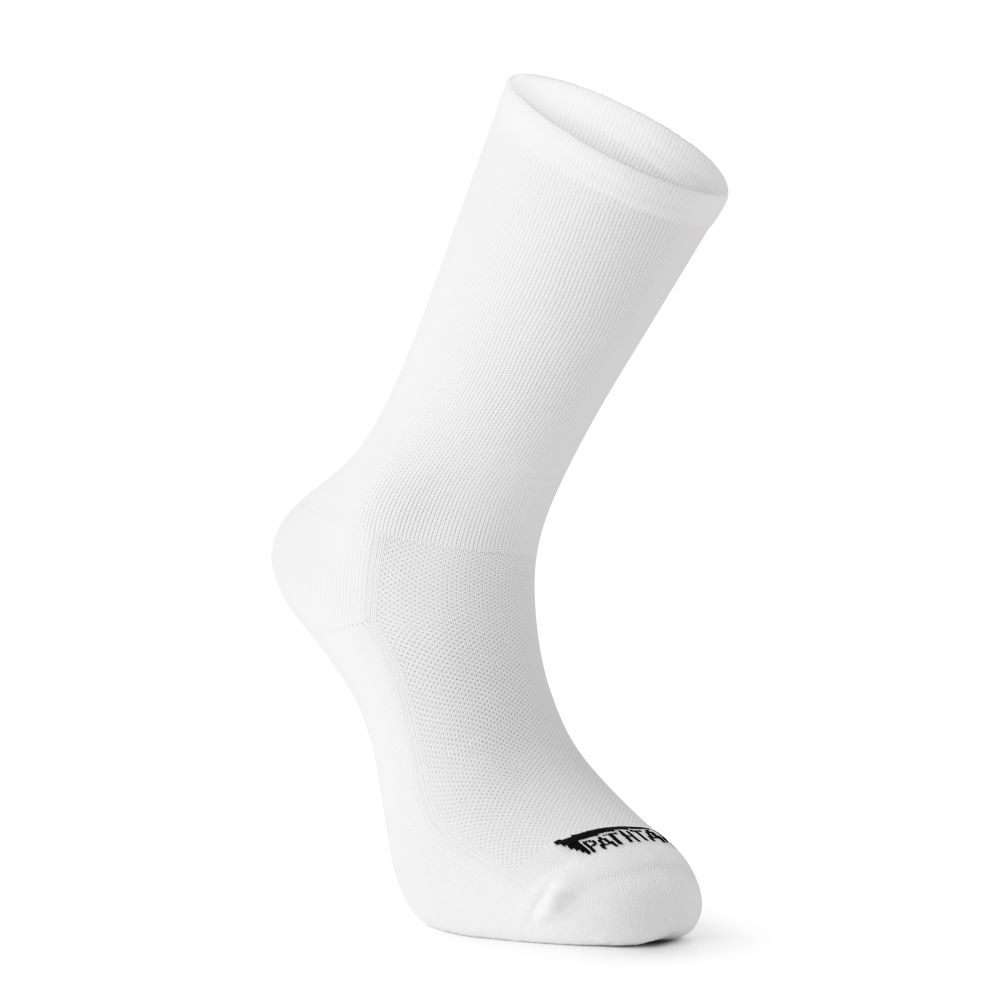 Pathtaker Highcut cykelstrømper hvid
