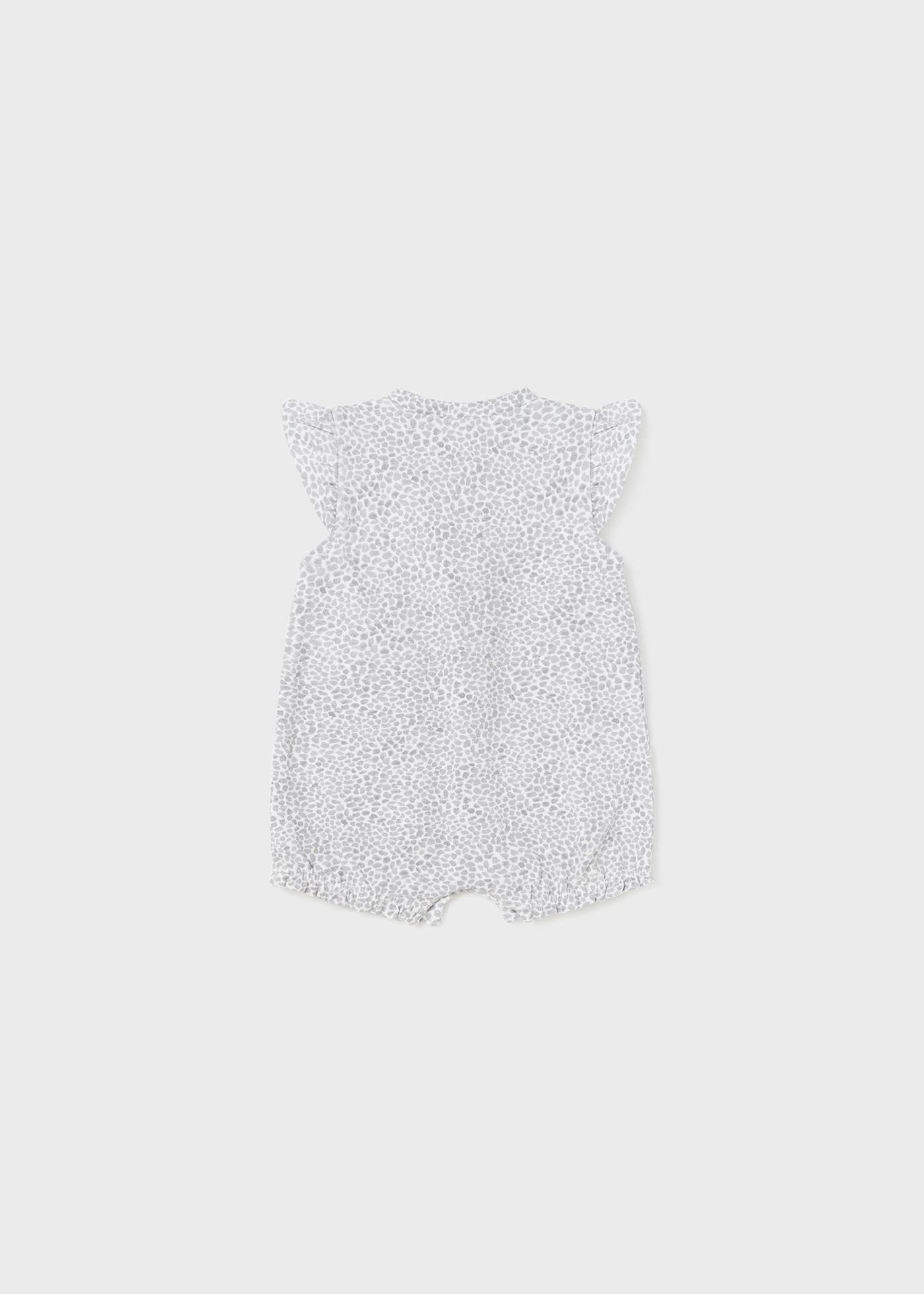 Conjunto de 2 pijamas curtos de algodão sustentável para recém-nascidos.