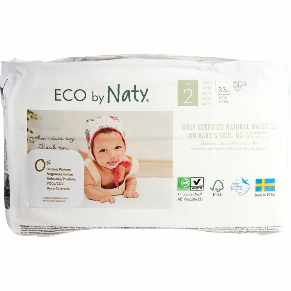 Naty Luiers Maat 2 Mini (3-6 kg)33 stuks