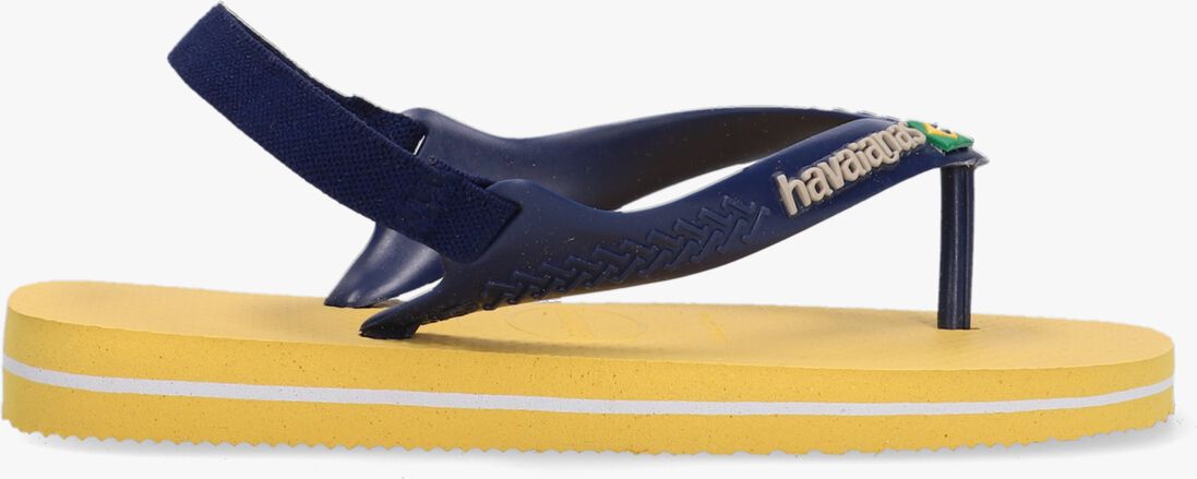 HAVAIANAS gele havaianas teenslippers baby brasil logo ii