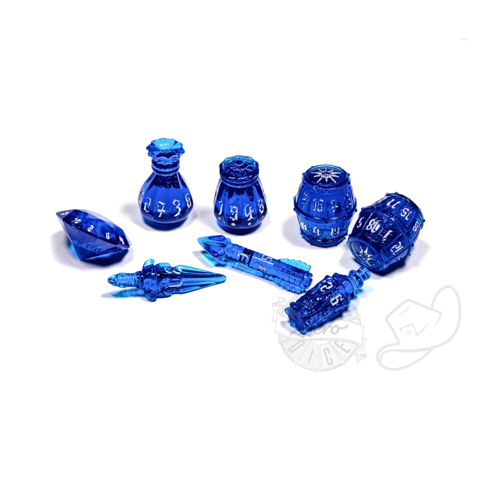 Set de 8 Dés JDR Polyhero Dice : Rogue