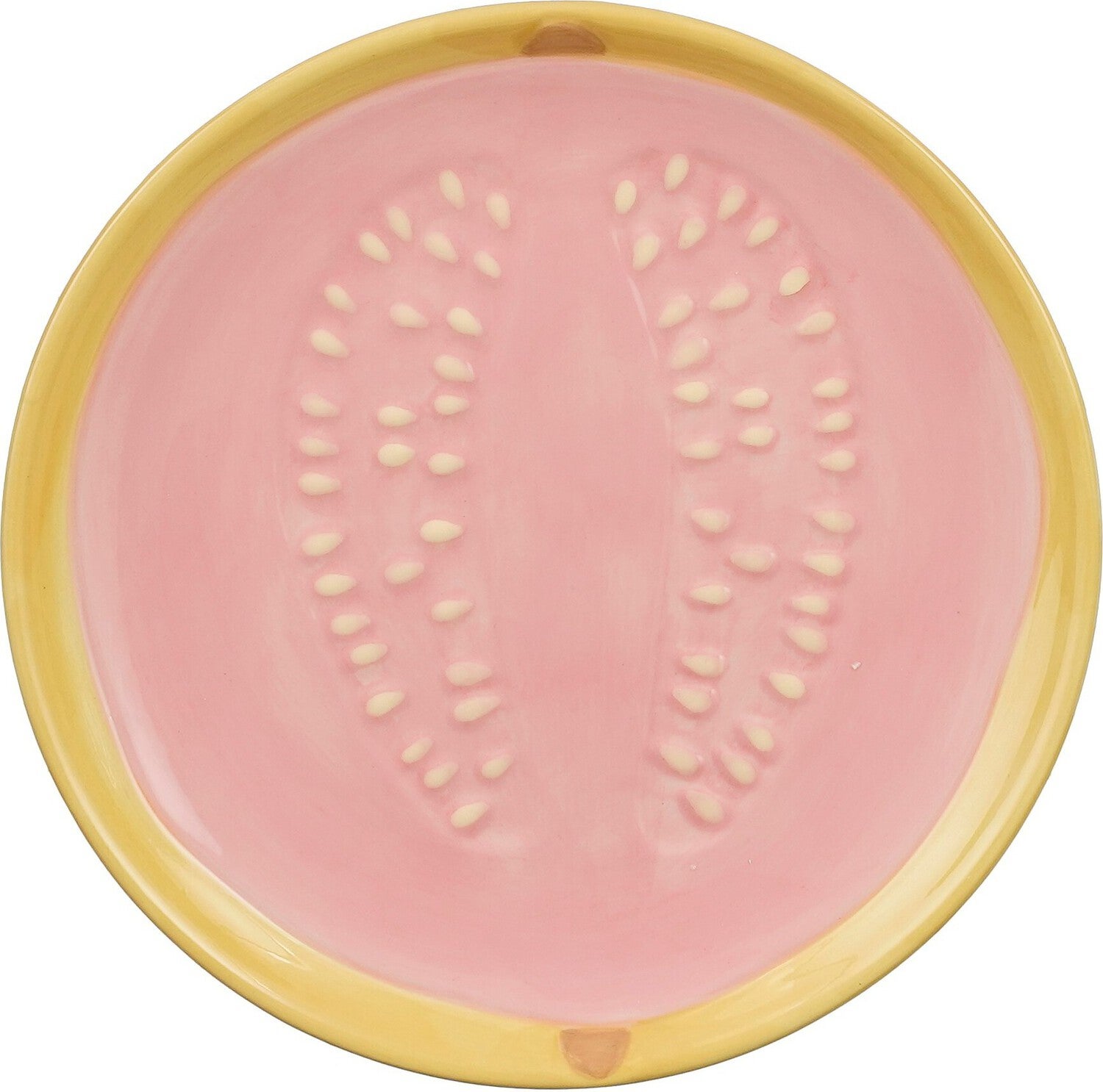 Mica Decorations ontbijtbord Exotica roze D 20,5 H 2 cm