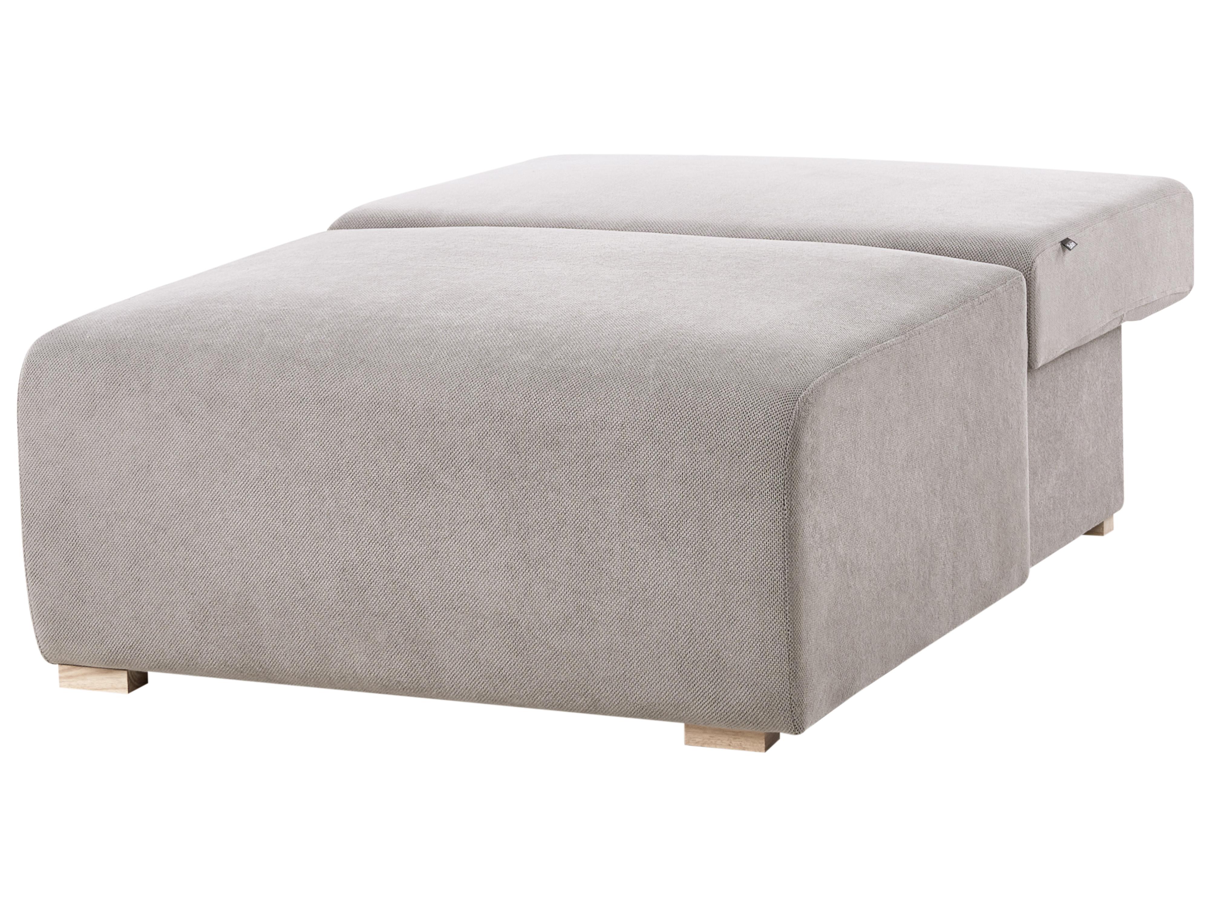 Modulaire U-vormige bank NERBO Stof Grijs