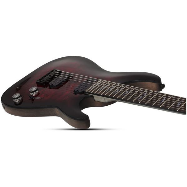 Schecter Omen Elite-7 Black Ch Burst