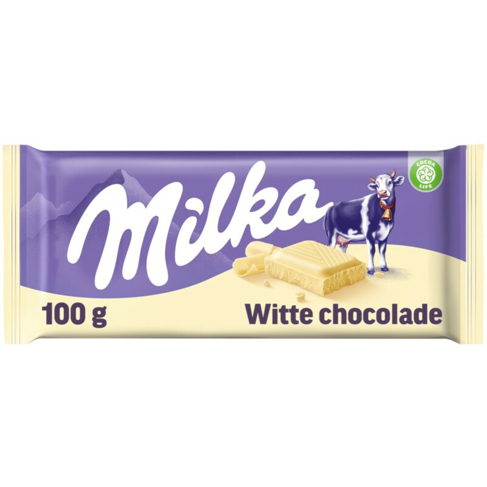 3x Milka Chocolade Wit100 gr
