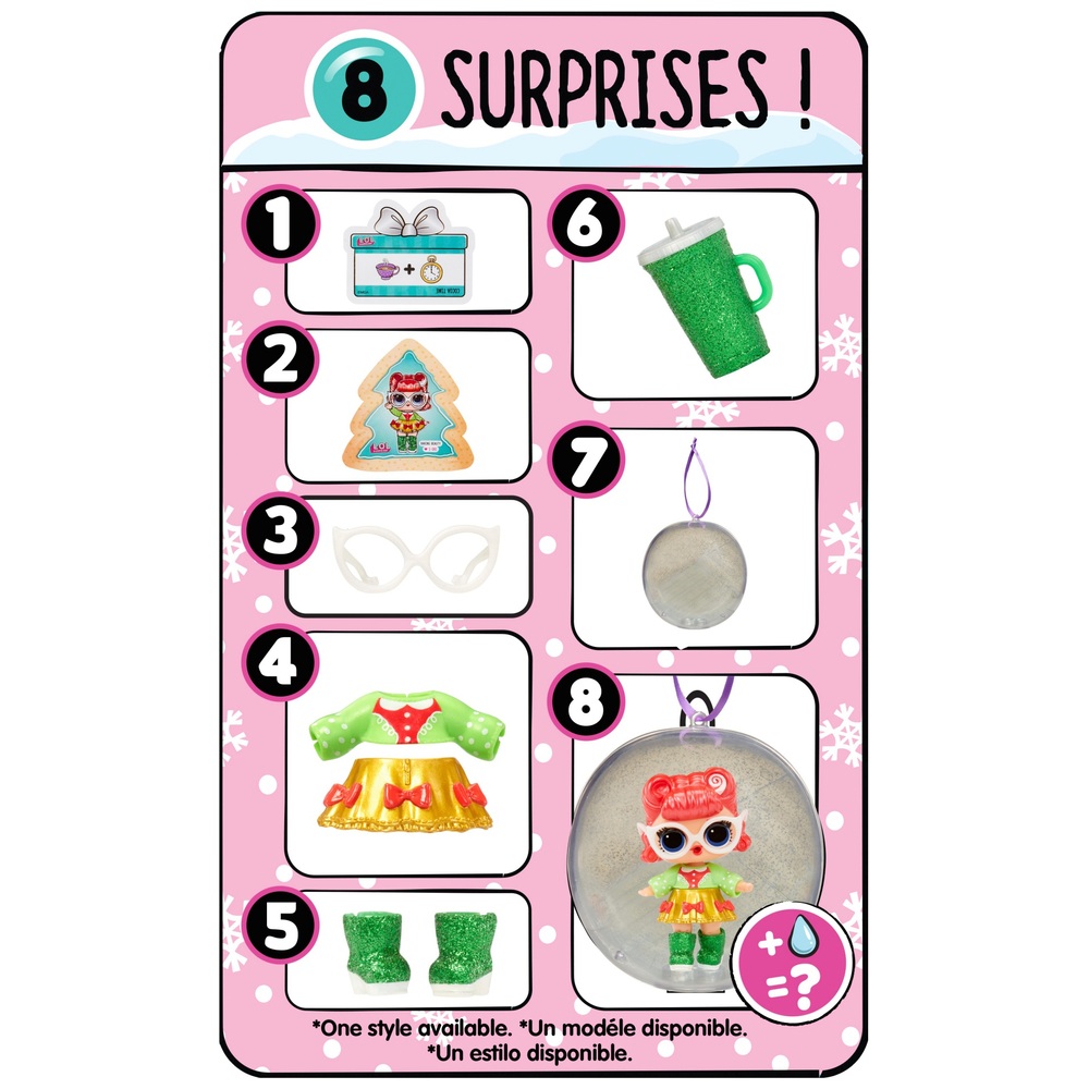 LOL Surprise! Holiday Surprise! Baking Beauty Puppe mit 7 Überraschungen