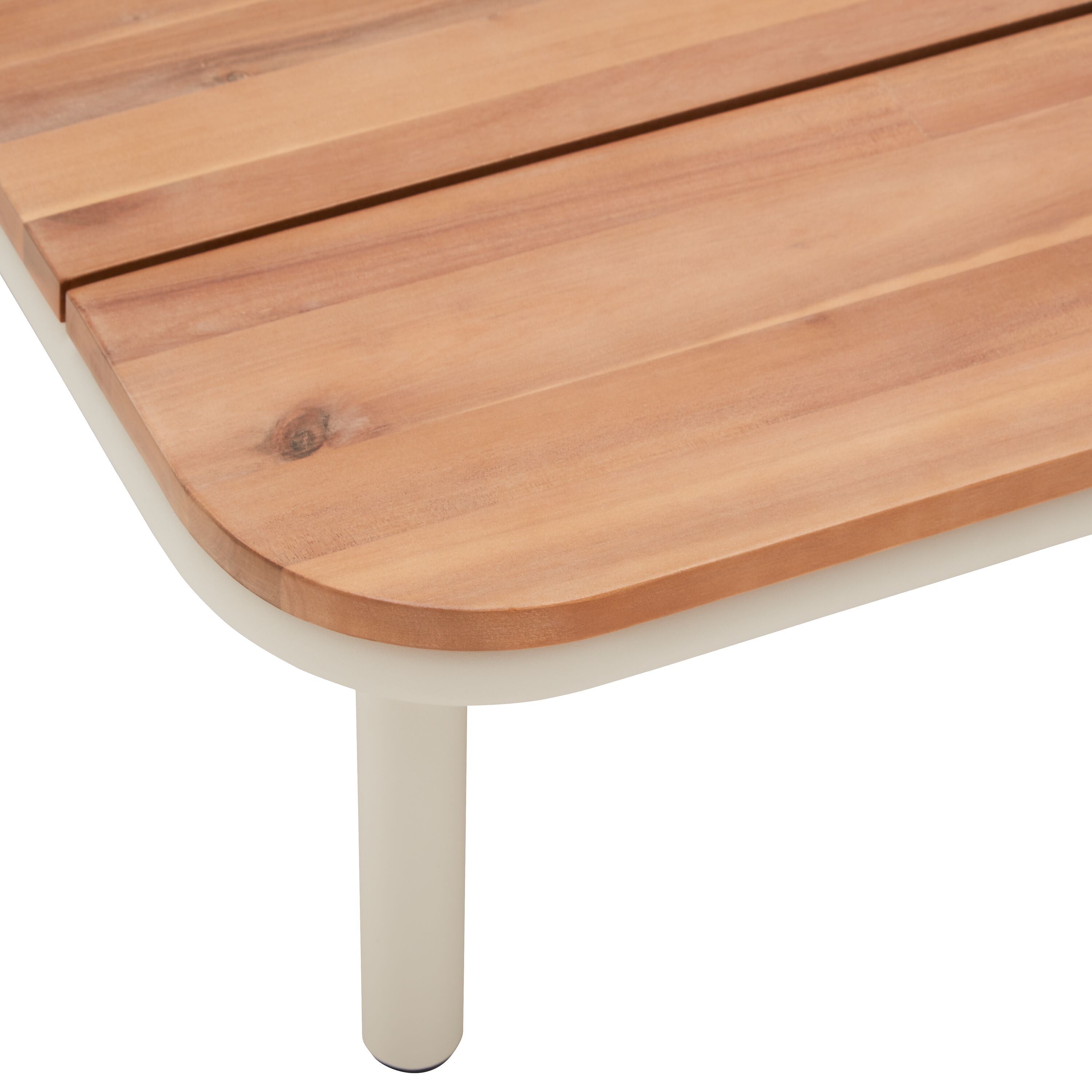 NIHOA Lounge 3er Element - Akazie / B: 228.0 cm x T: 76.0 cm x H: 25.0 cm