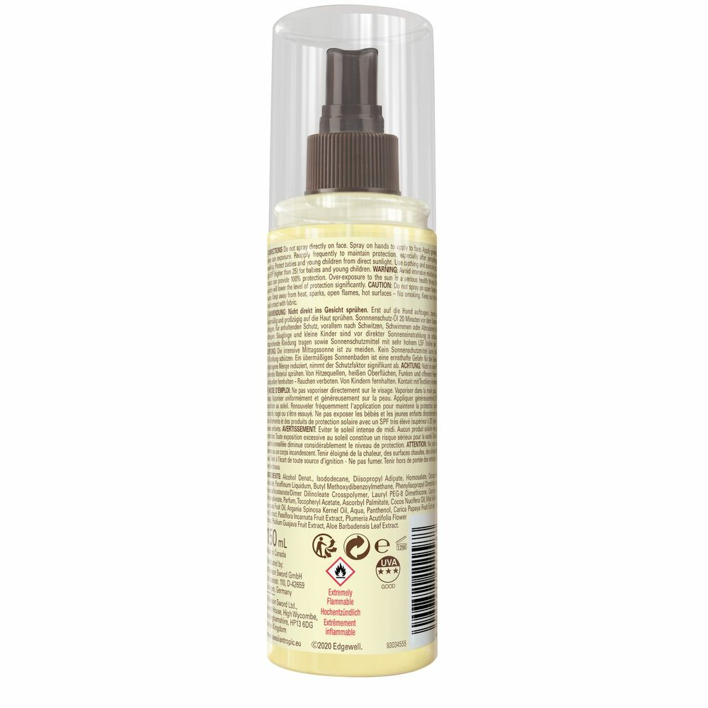 Hawaiian Tropic Silk Hydration Protect Weightless Oil SPF 30148 ml