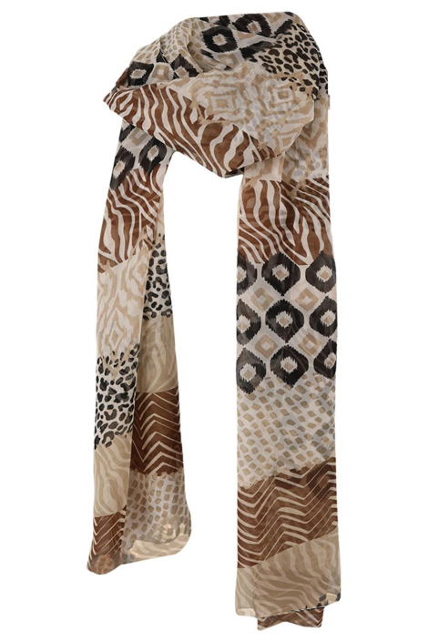 Sarlini bruine dames sjaal