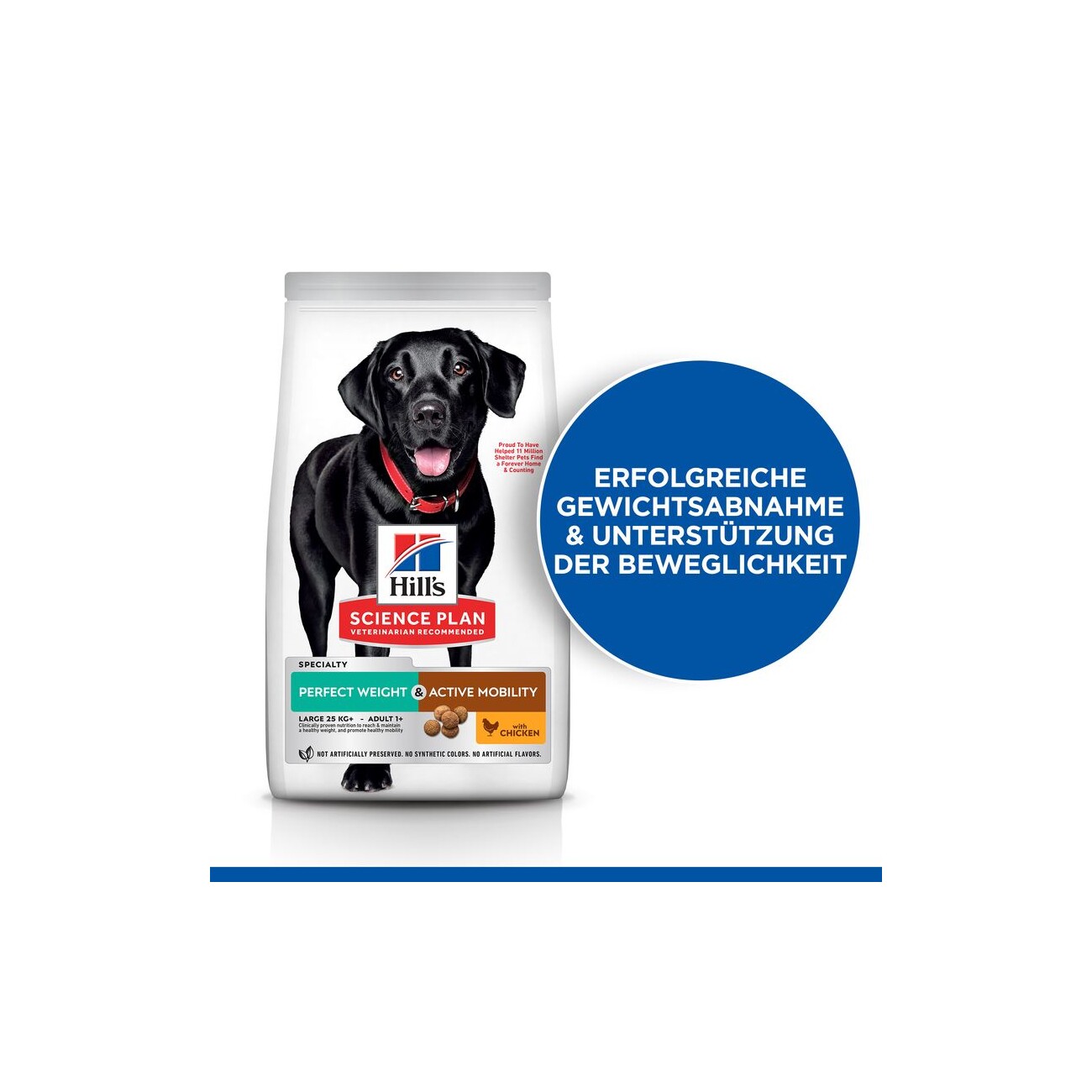 Hill's Science Plan Perfect Weight + Active Mobility Adult Large Breed mit Huhn 12kg 12 kg