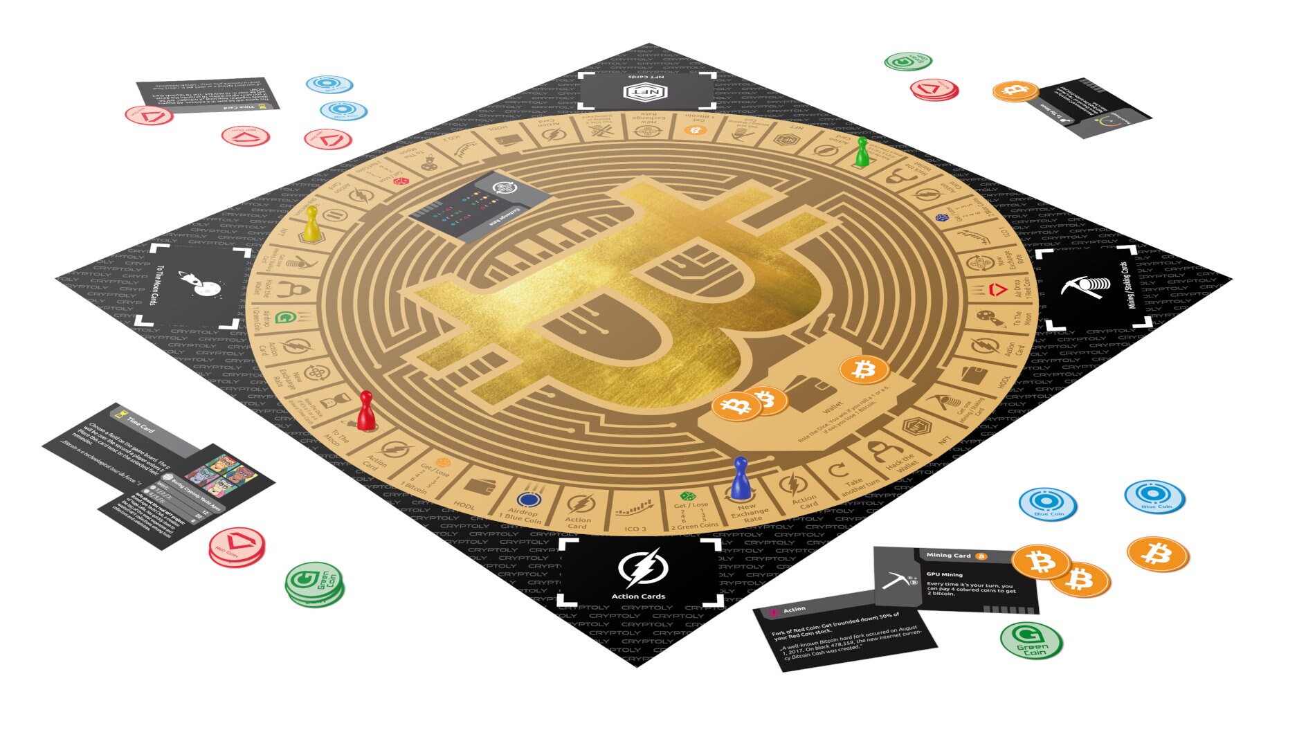 CRYPTOLY - Das Strategiespiel für die ganze Familie! Englische Version für 2-6 Spieler ab 8 Jahren