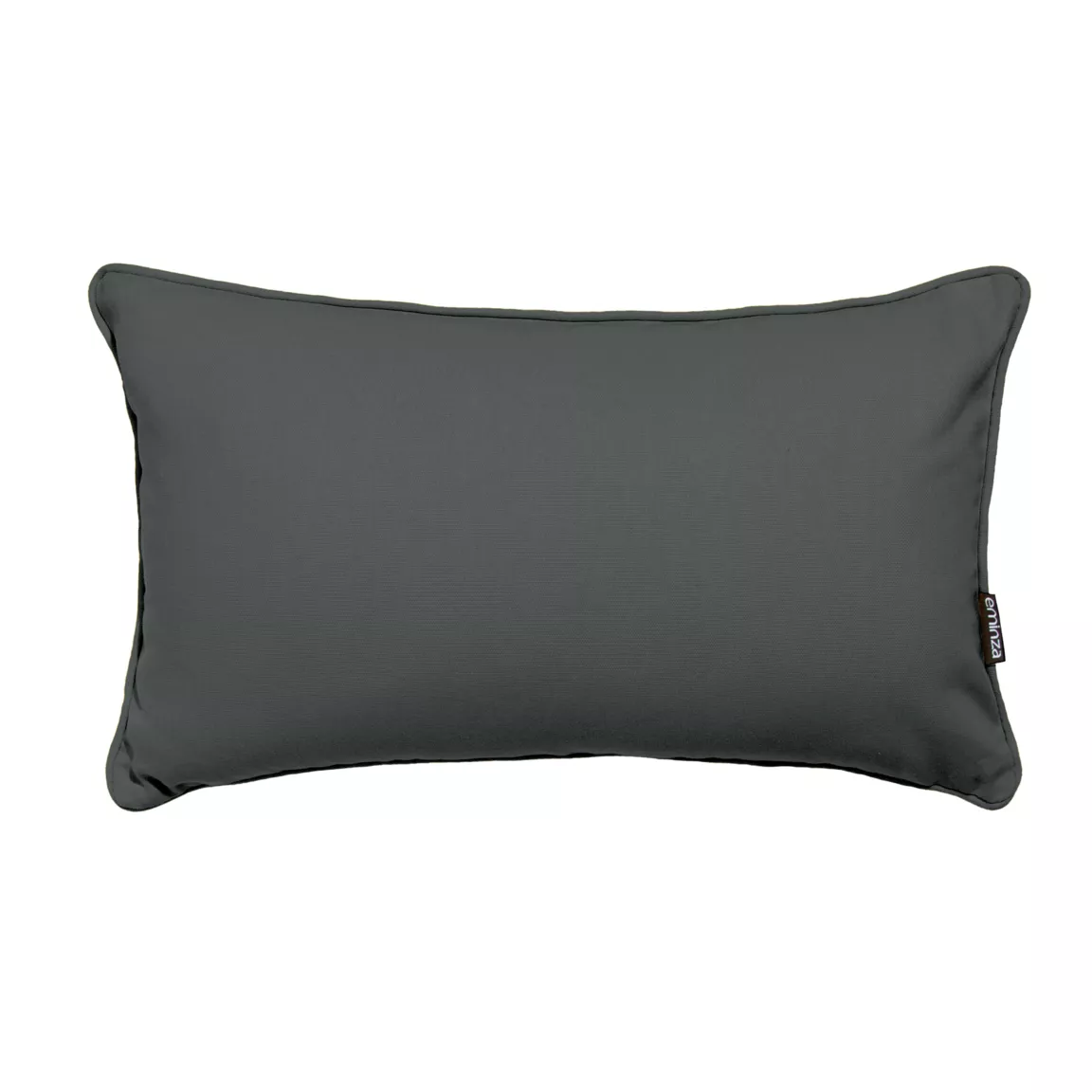 Coussin rectangulaire coton (30 x 50 cm) Pixel Gris anthracite