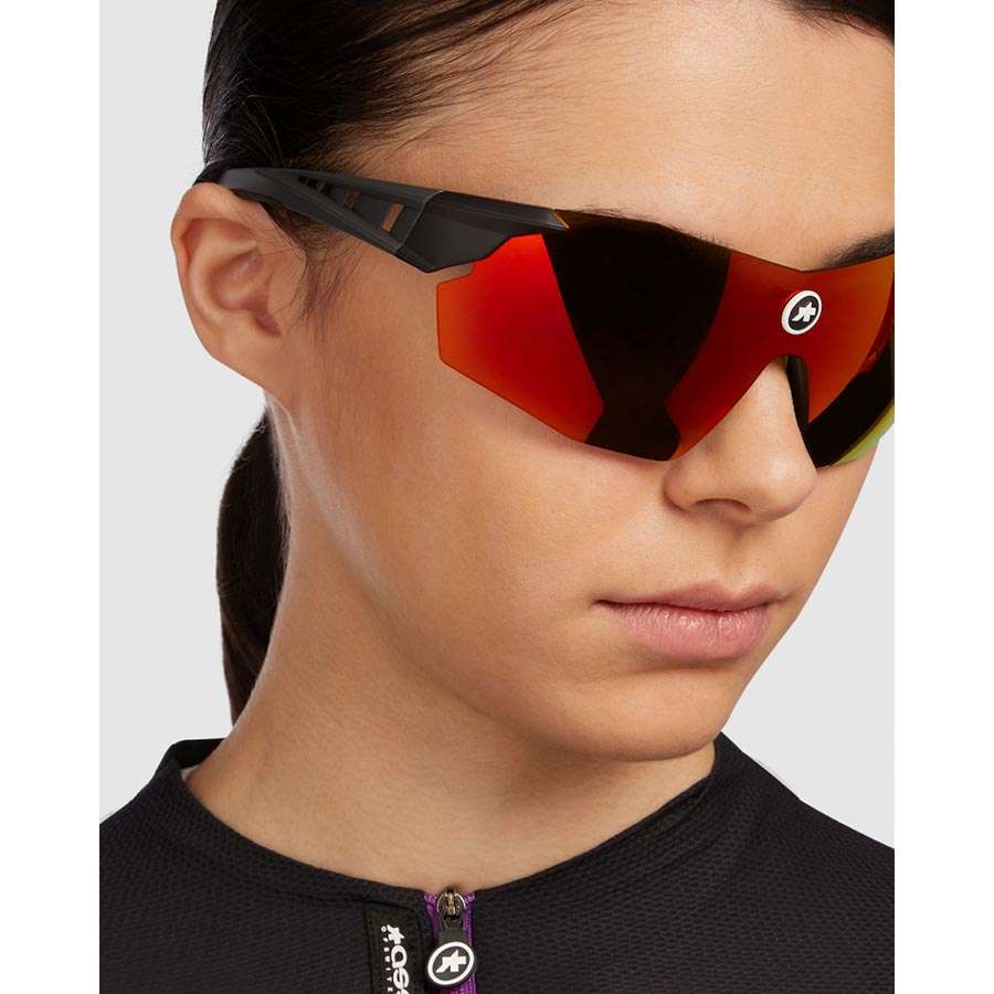 Assos Skharab Sport Zonnebril Rood