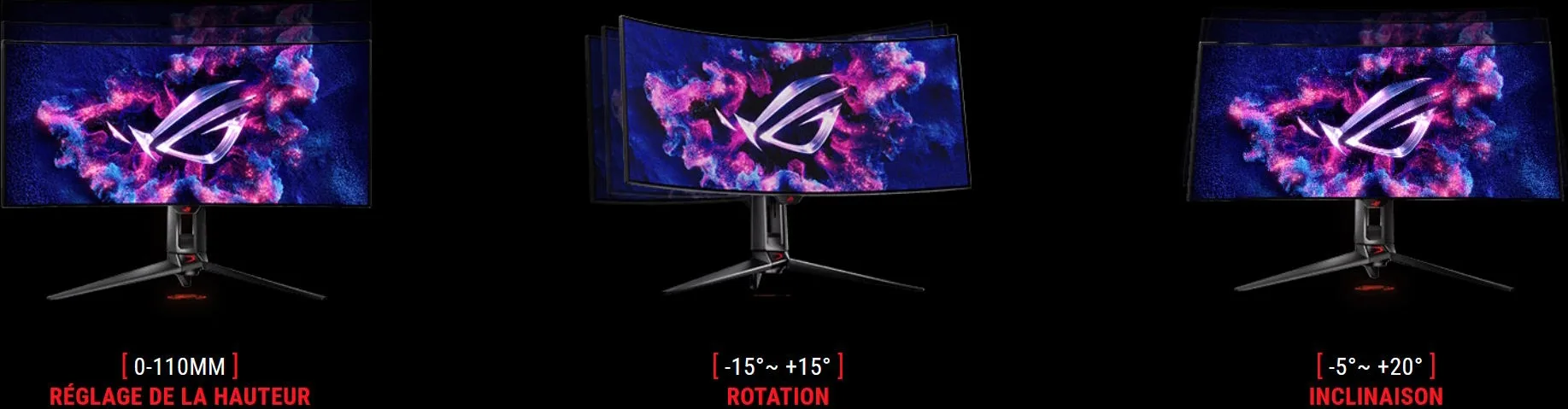 Asus ROG Swift OLED PG34WCDM Écrans gaming