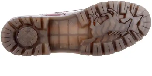 1404-601 Mustang bruin - maat 43 veterboot bruin - maat 43 Calandschoen