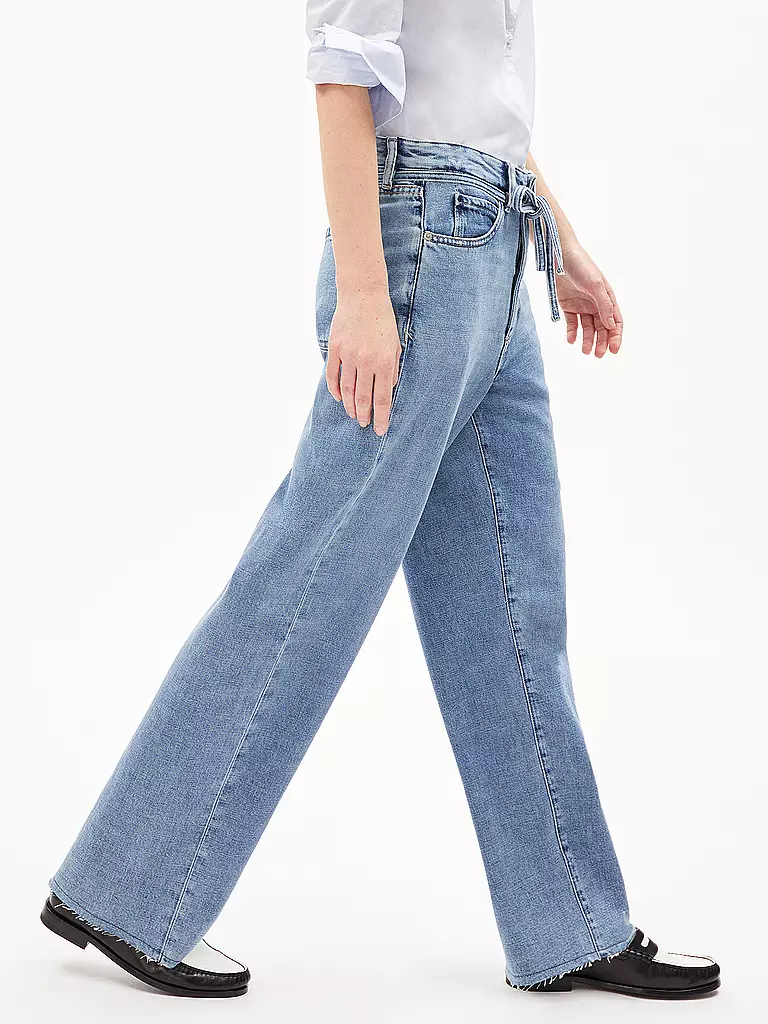 ARMEDANGELS Jeans Wide Leg HAAYI hellblau