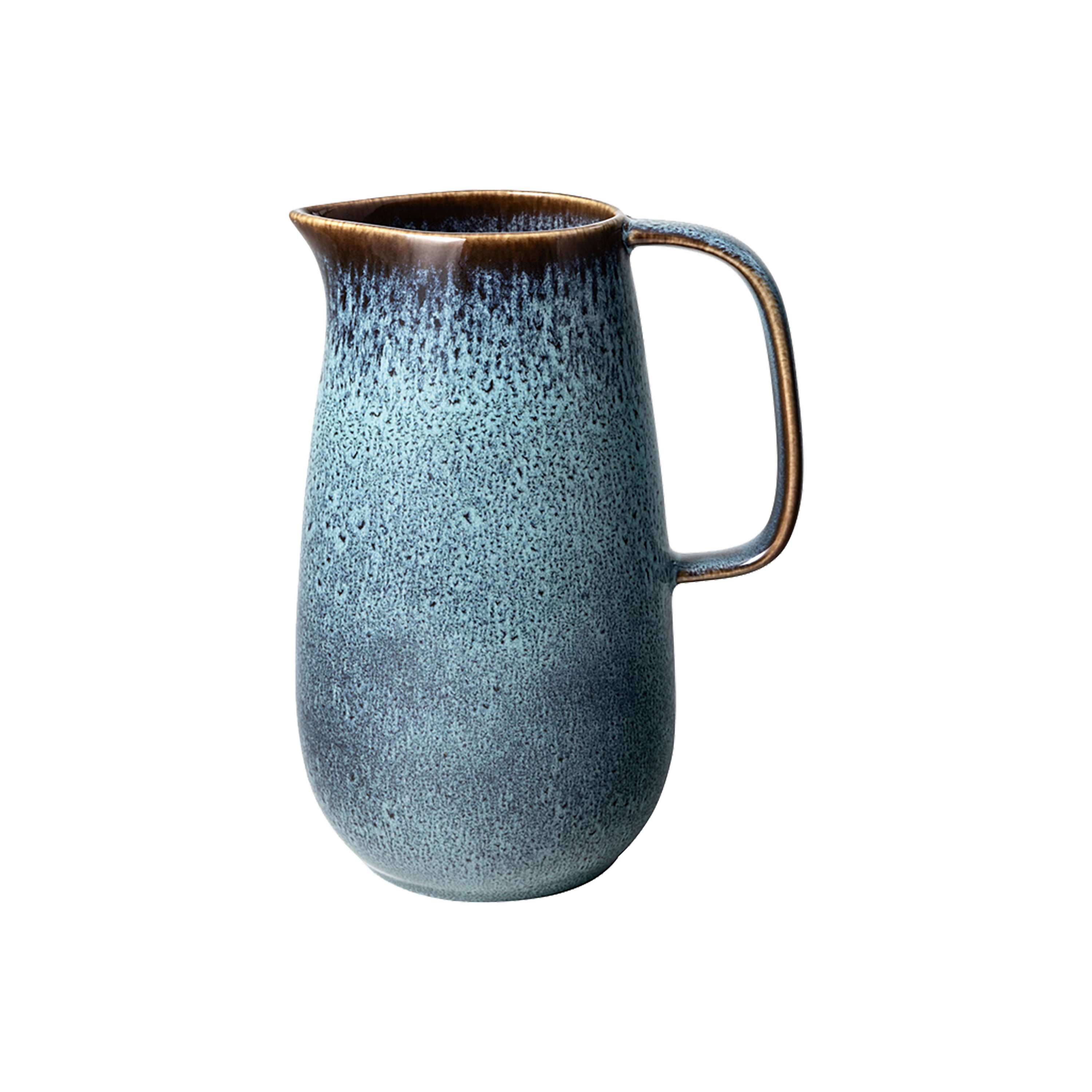 Lave Pitcher Blue, 54.2 oz, earthenware