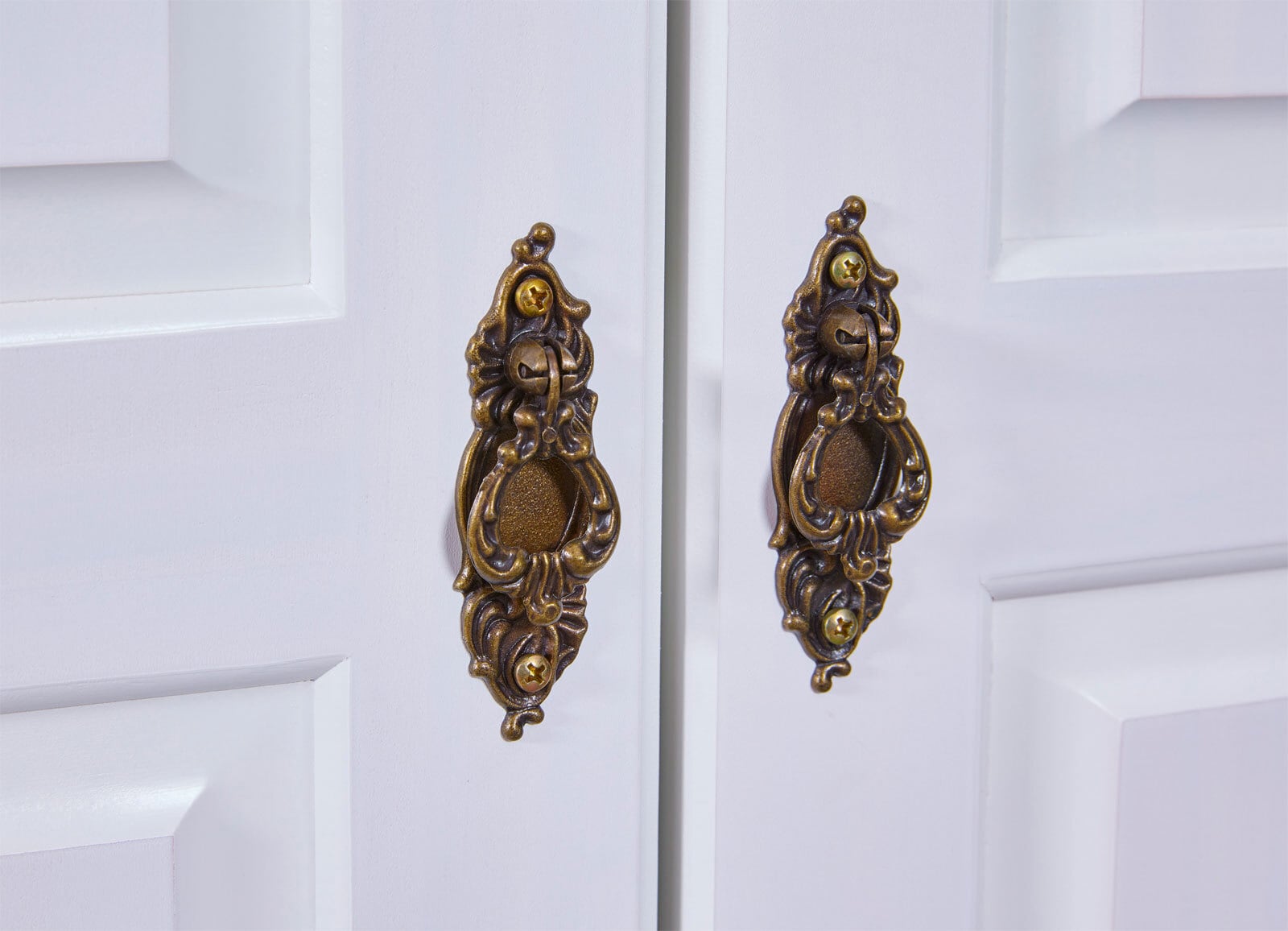 Drehtürenschrank LENNARD 104 x 198 cm weiß