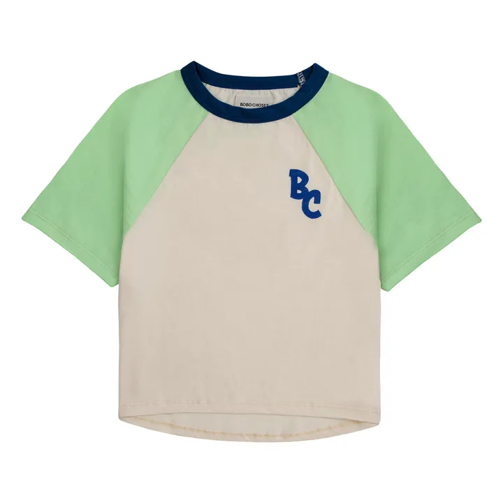 Bobo Choses T-Shirt Coton Bio Color Block | Ecru