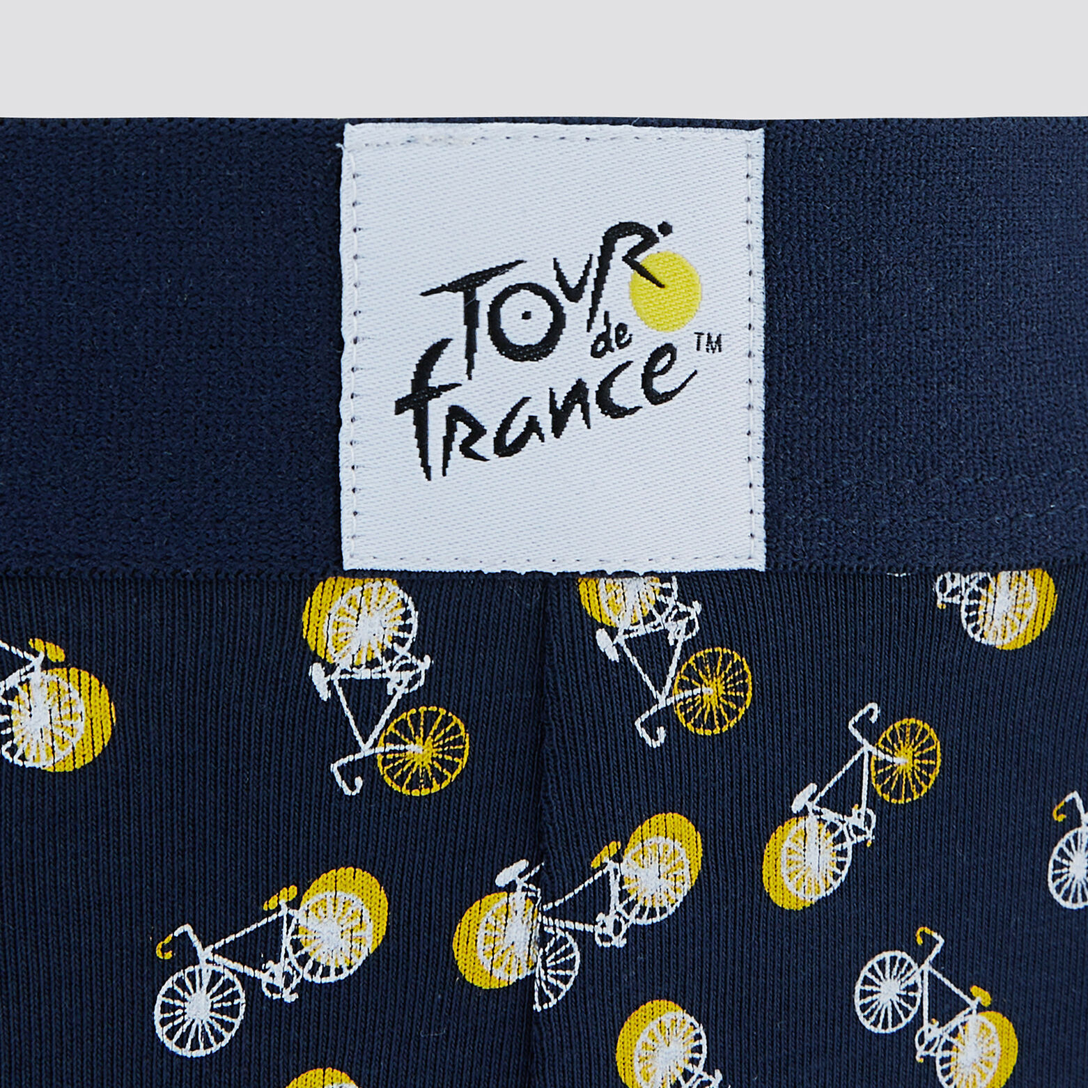 Boxer motif licence Tour de France Bleu foncé