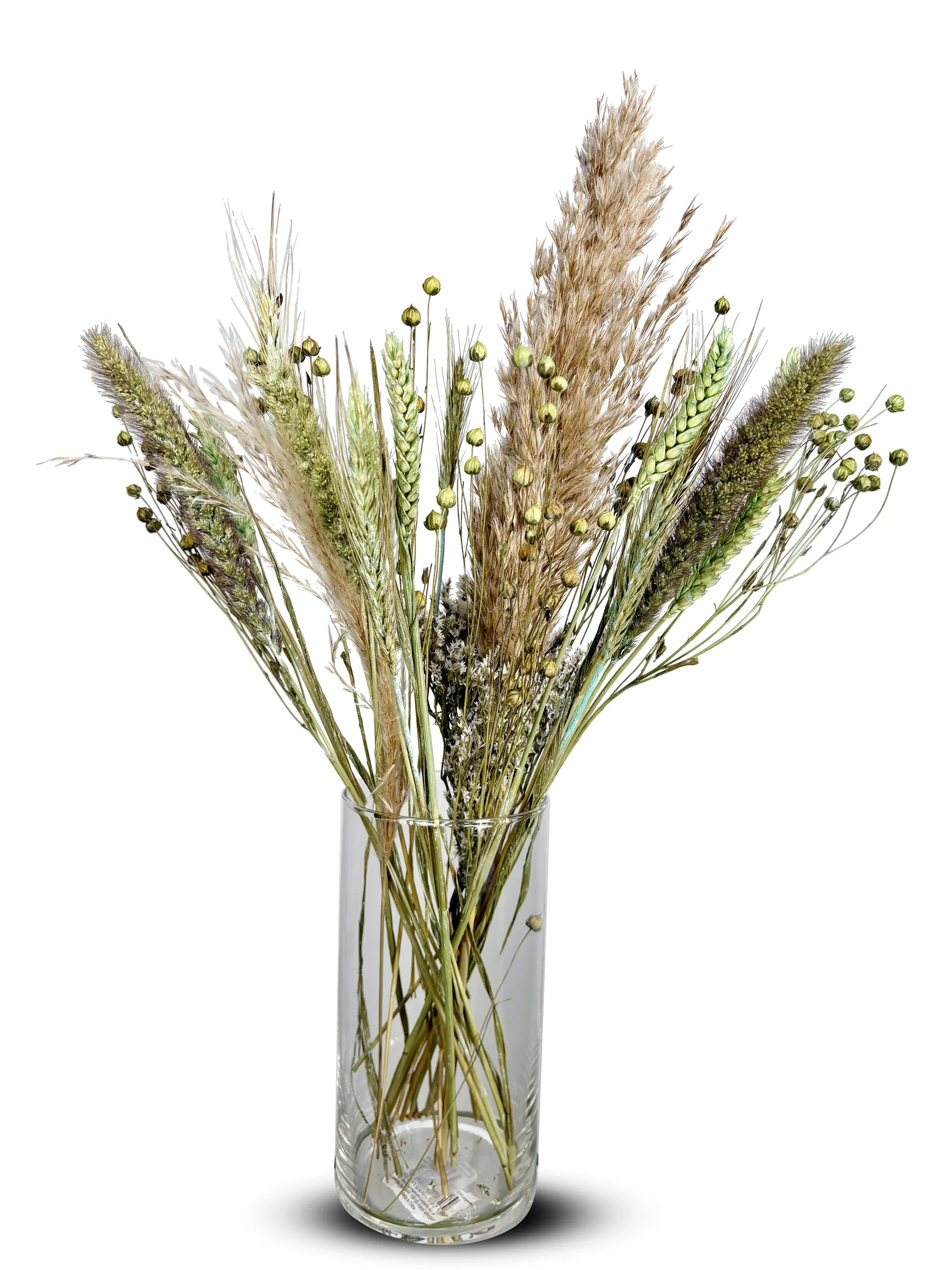Bukett med tørkede blomster Grønn/Natur Høyde 90 cm