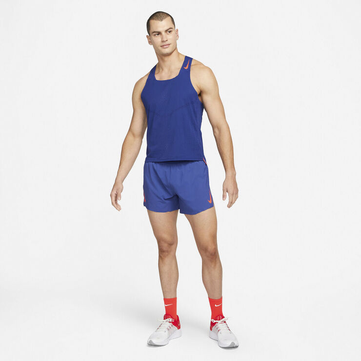 Nike Dri-FIT ADV AeroSwift Racing løbetop Blå