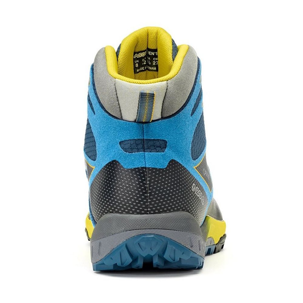 Asolo GRID MID GV - Chaussures randonné Homme indian teal yellow
