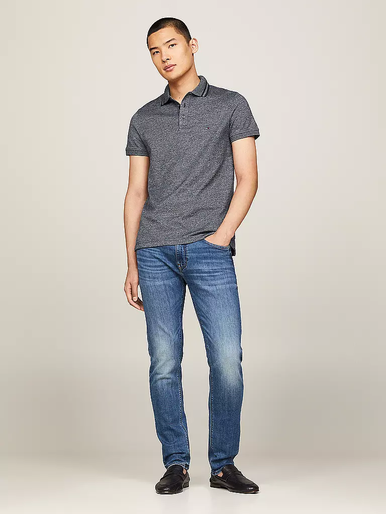 TOMMY HILFIGER Poloshirt Slim Fit grau