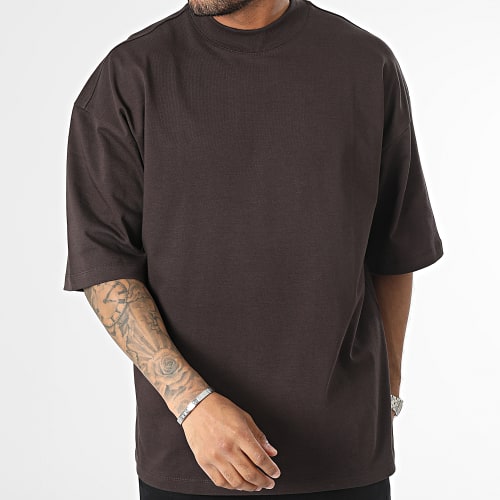 Tee Shirt Oversize Large Marron