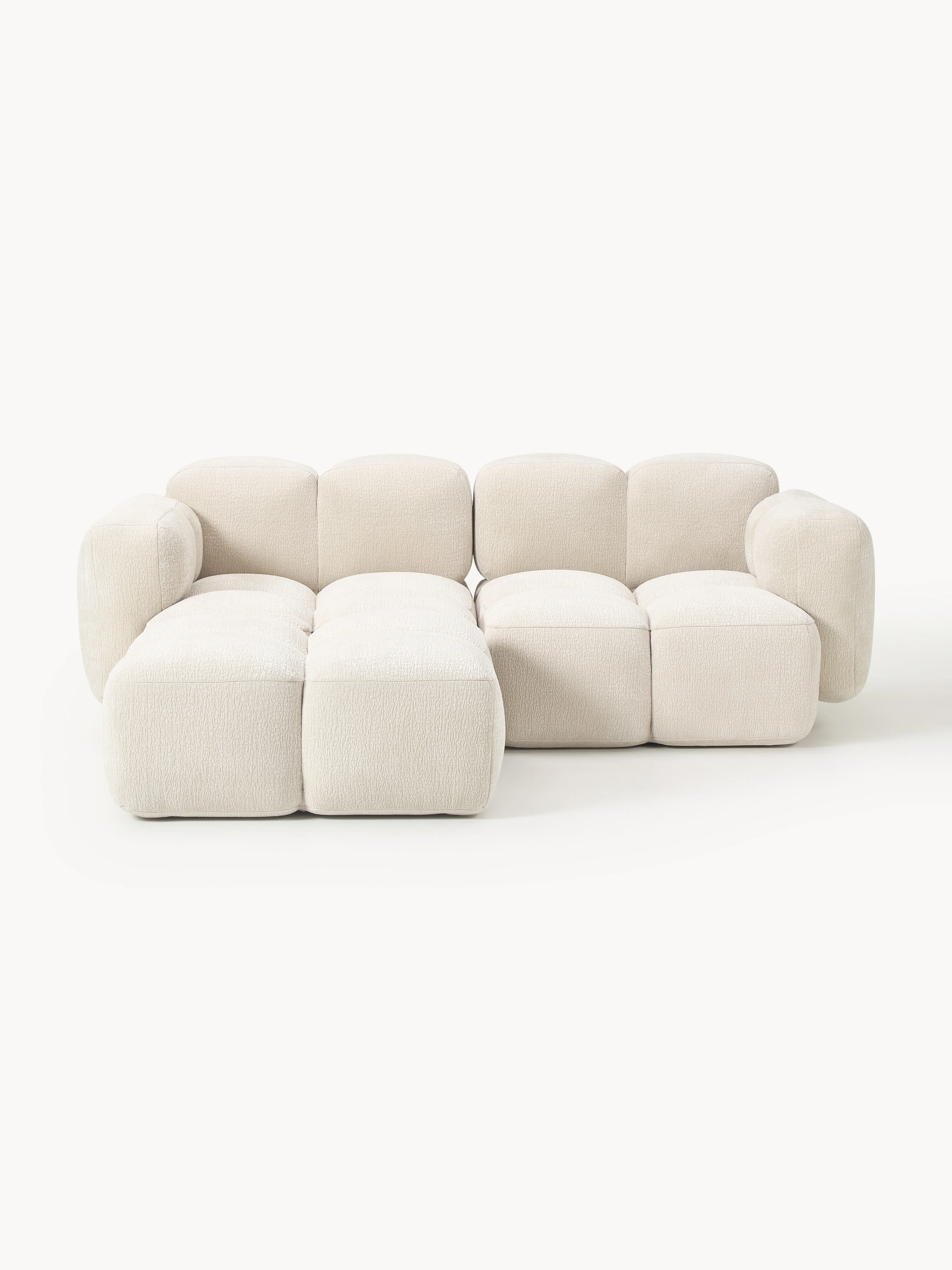 Modulaire bank Tayla (3-zits) met poef (links/rechts)