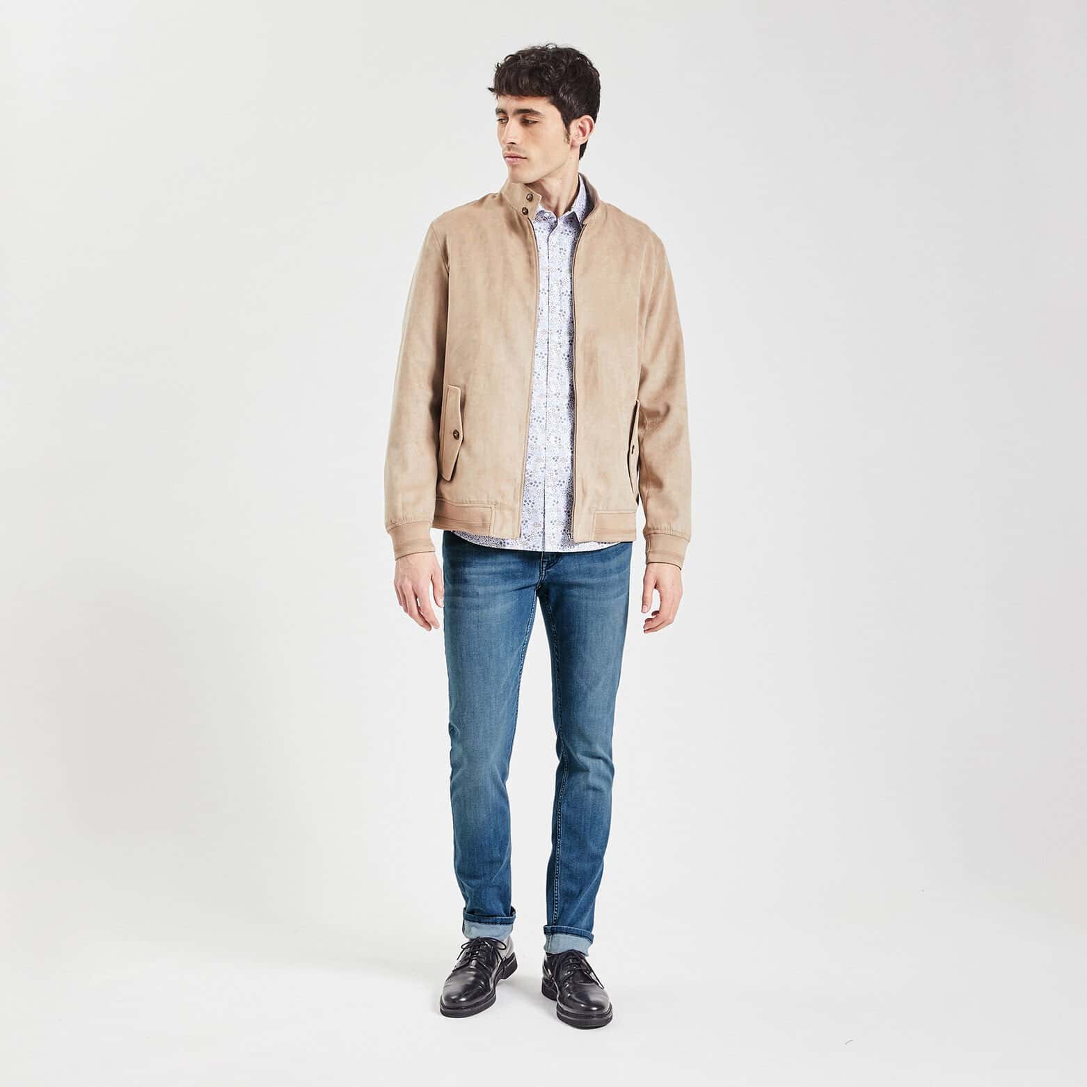 Jean slim urbanflex 4 longueurs Bleu