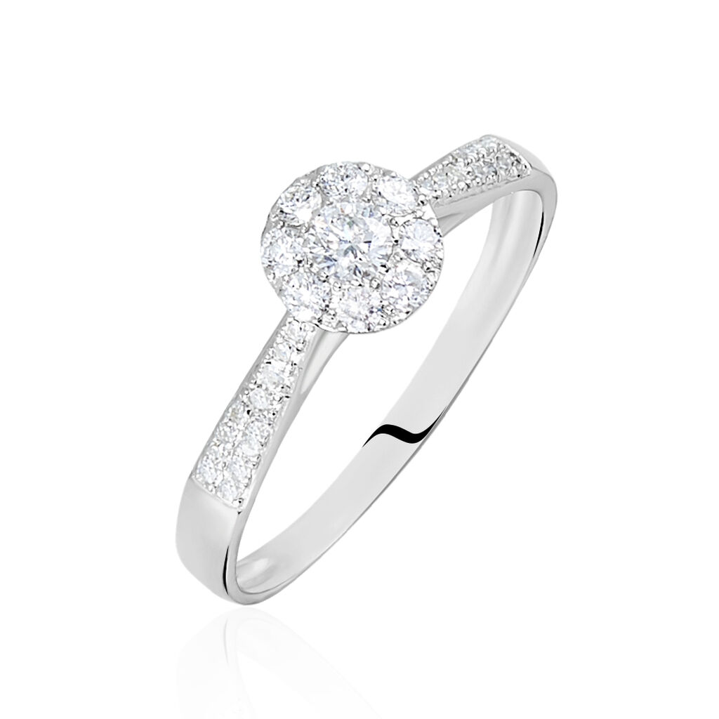 Bague Neptune Or Blanc Diamant