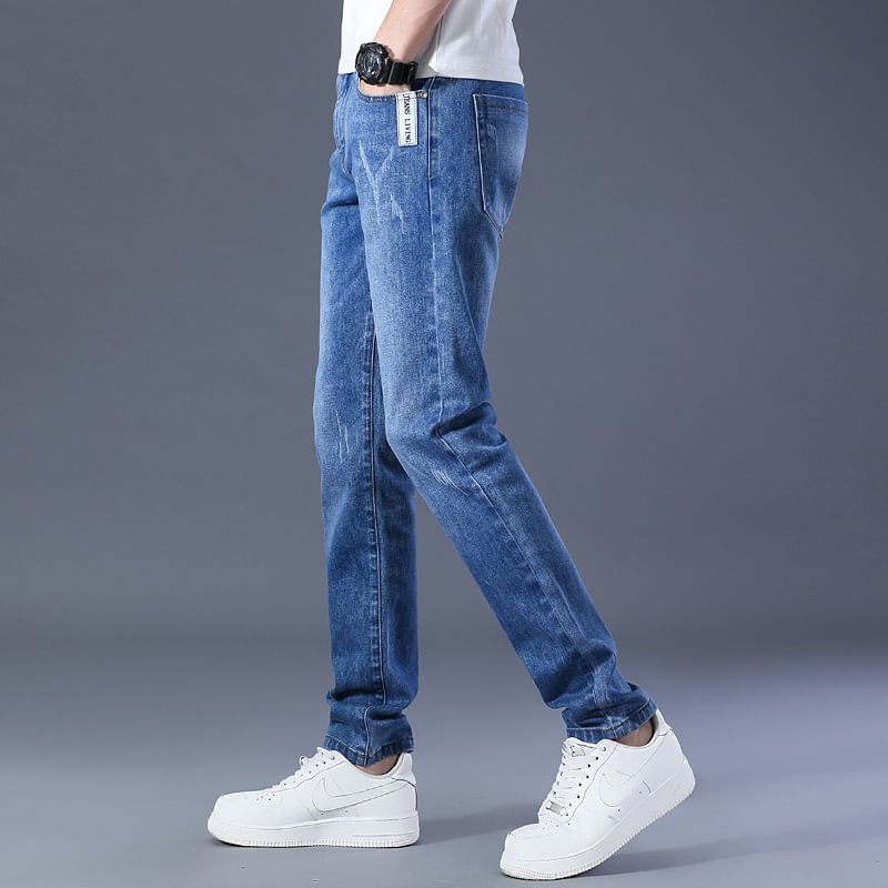 Nataro - Slim Fit Jeans met middelhoge taille