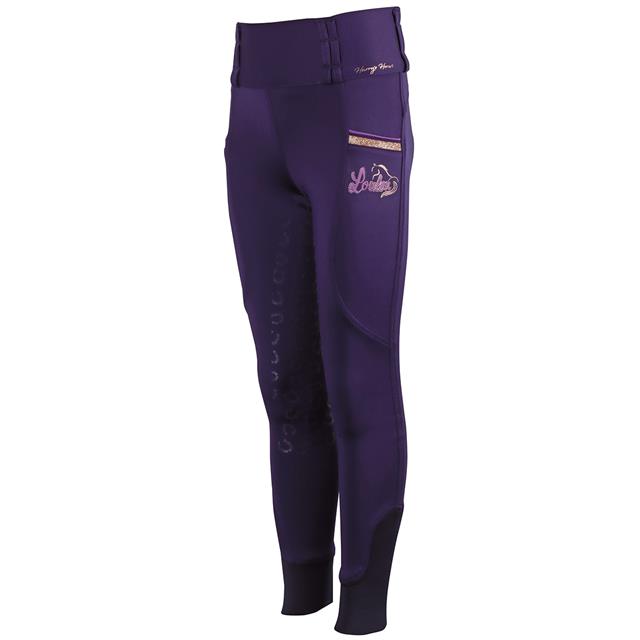 Paardrijlegging Harry's Horse LouLou Kai Full Grip Kids Donkerblauw