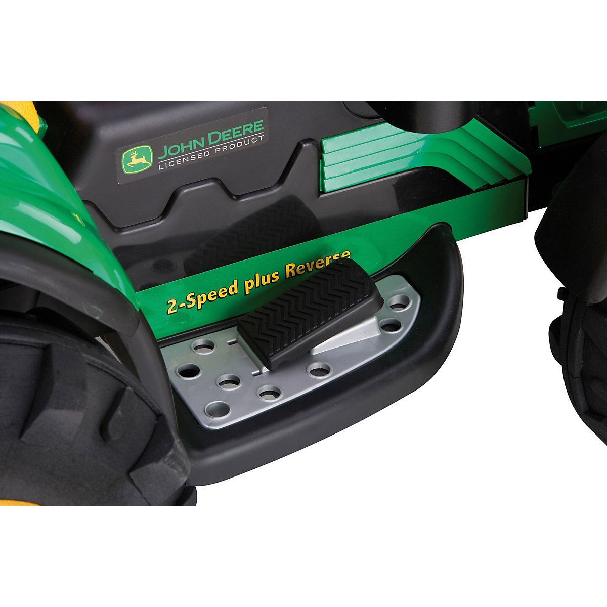 John Deere Elektrofahrzeug mit Anh&auml;nger 12V