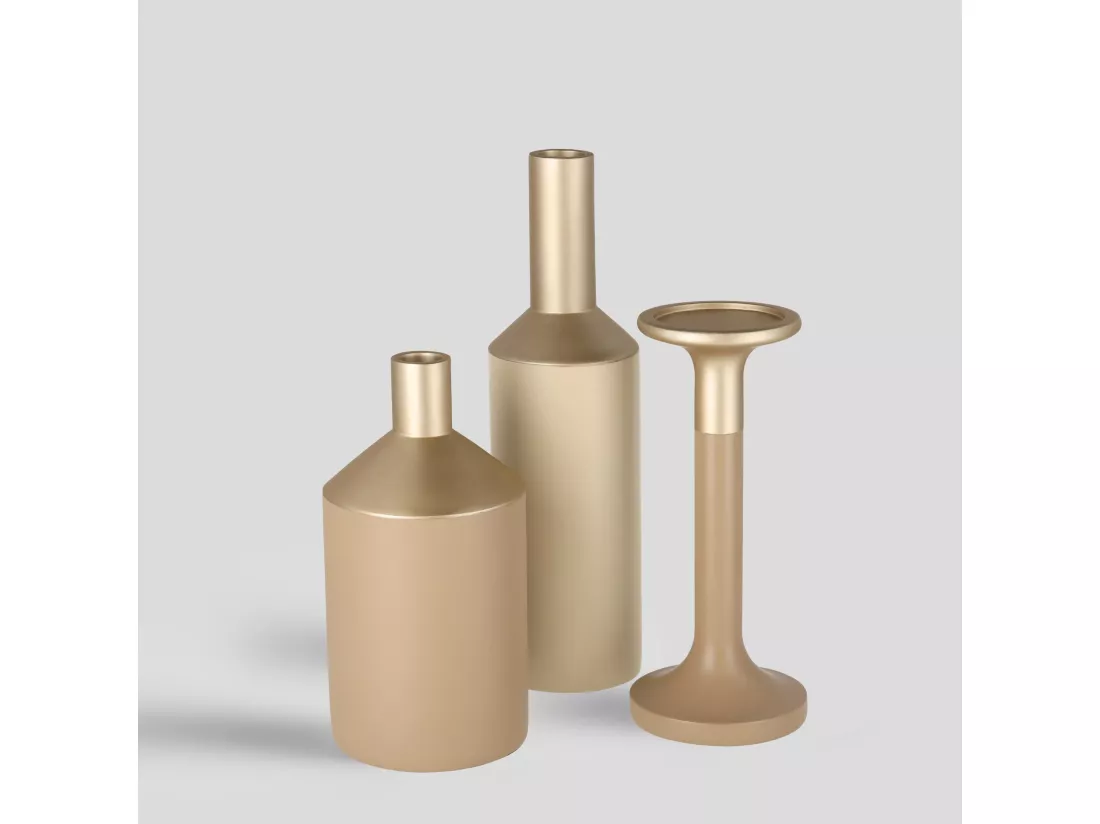 Vase Grace beige moyen 25 x 12.5