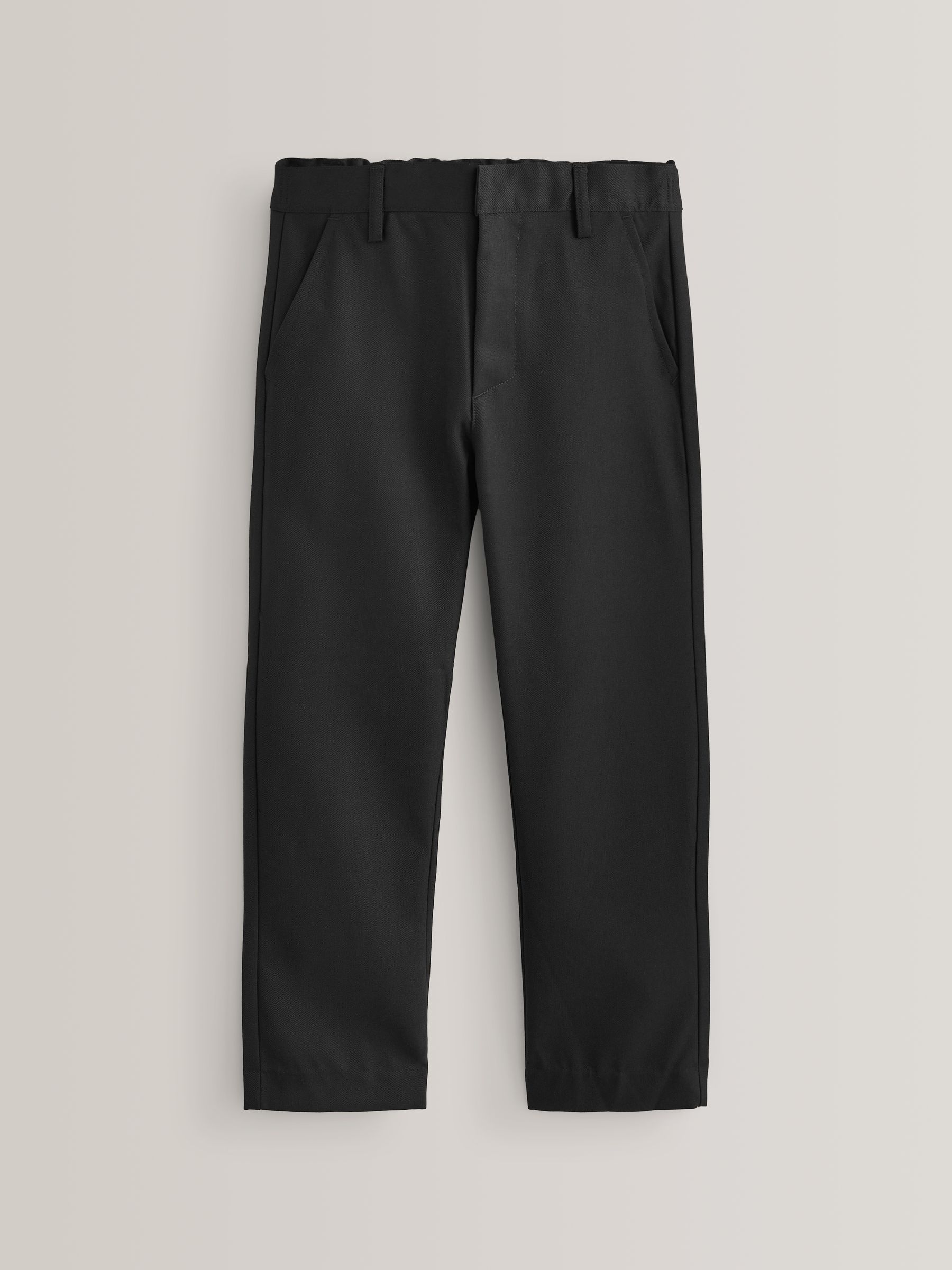 Zwart - Schoolbroek met rechte pijpen (3-17jaar)