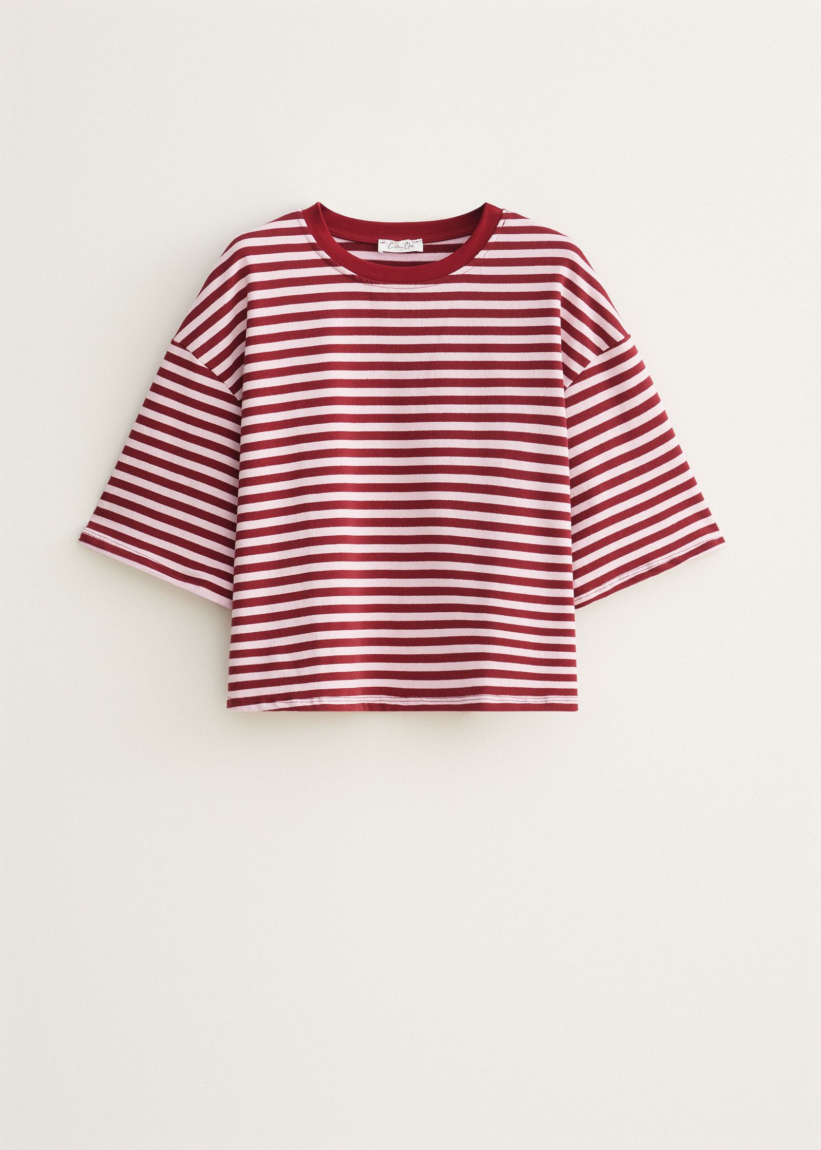 Oversized gestreept T-shirt