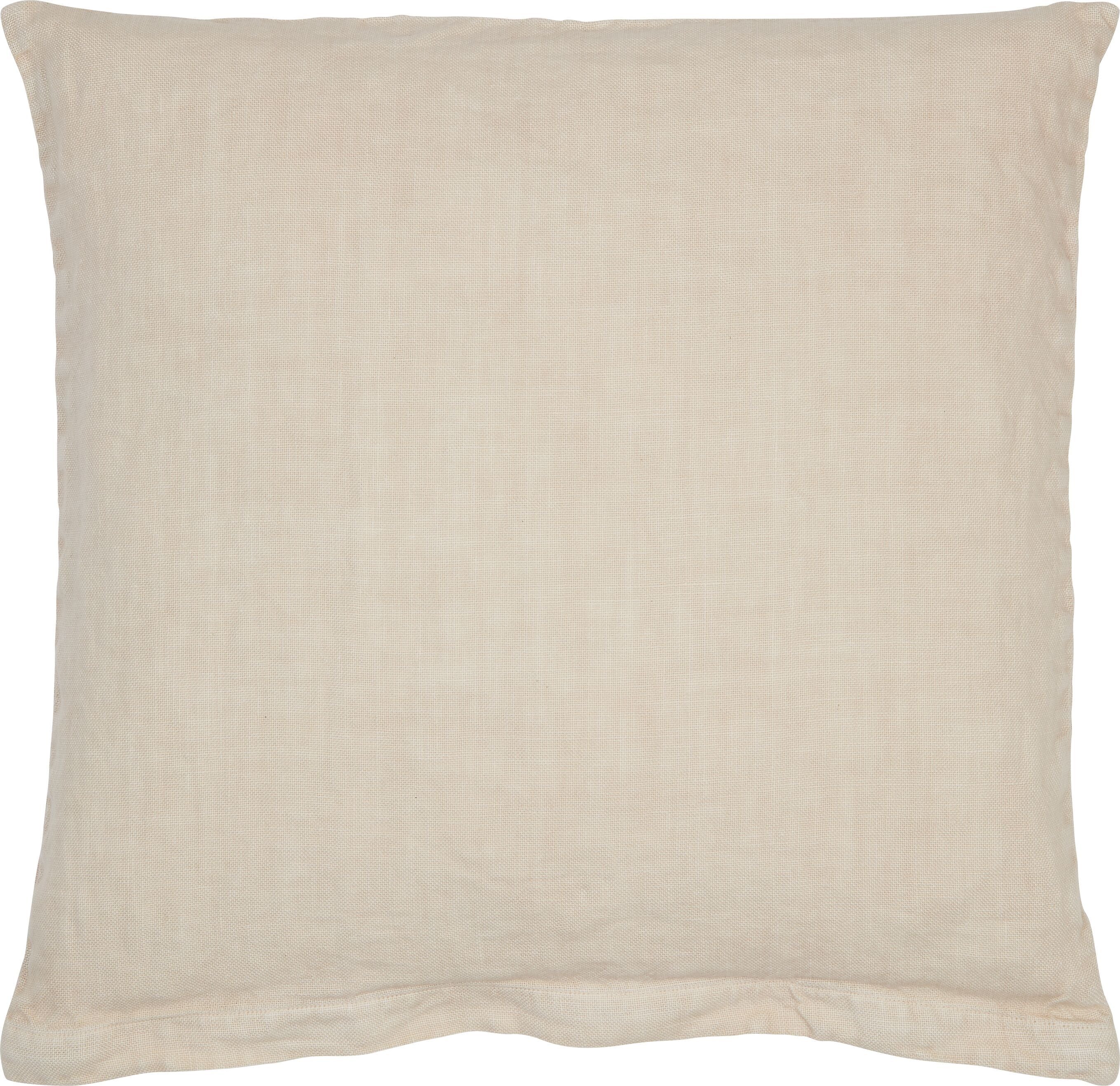 LILJA Zierkissen - Beige / B: 50.0 cm x H: 50.0 cm