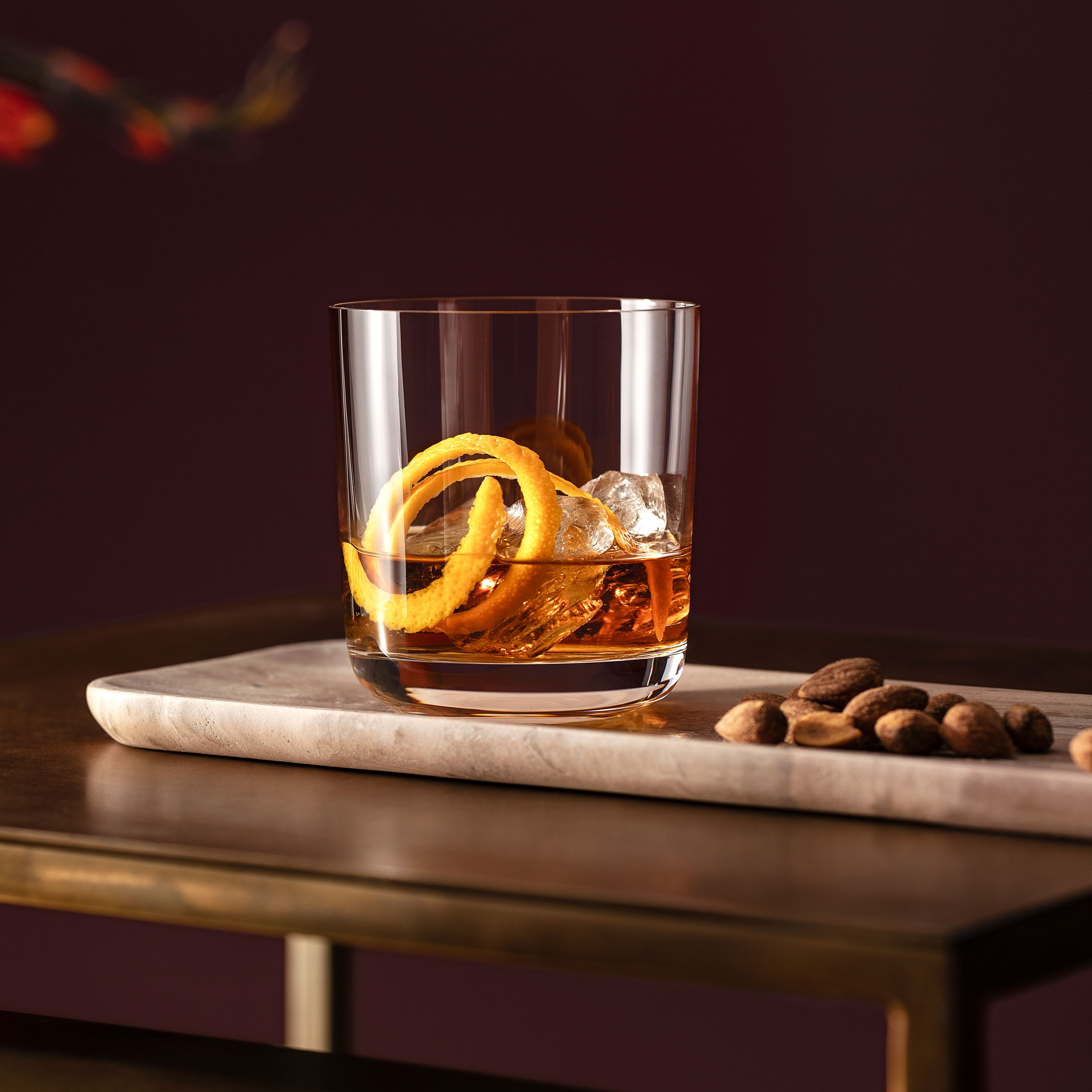 La Divina Whisky glass Clear, 0 oz, crystal glass