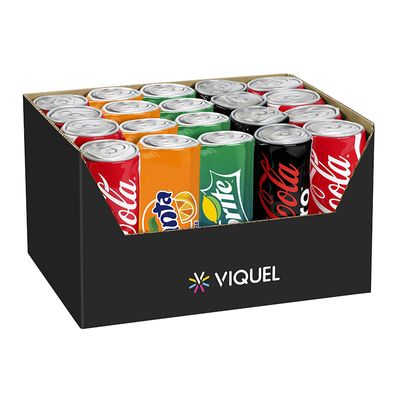 Trousse ronde Canettes - 1 compartiment - différents modèles disponibles - Viquel