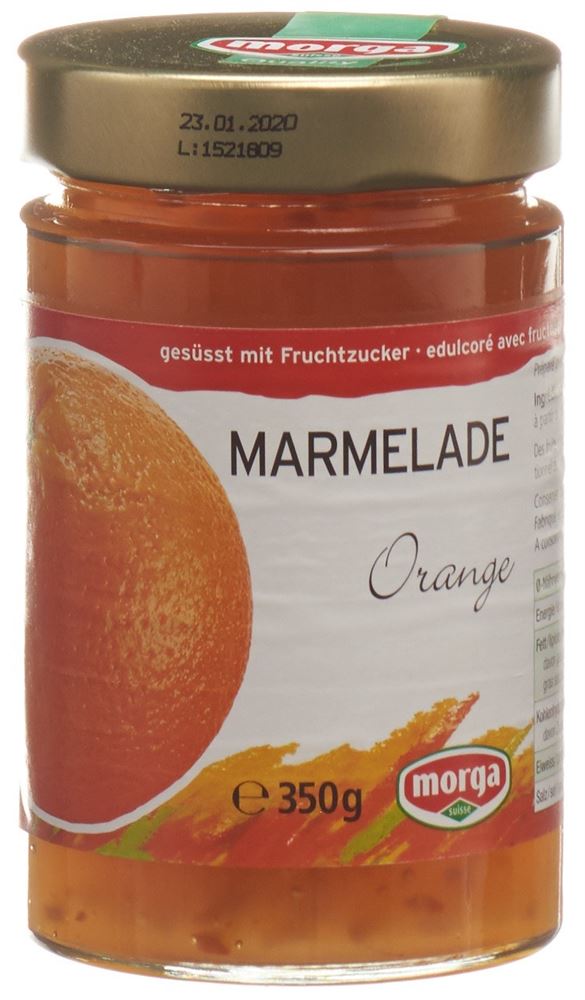 MORGA Konfitüre<br>350 g, Orange mit Fruchtzucker