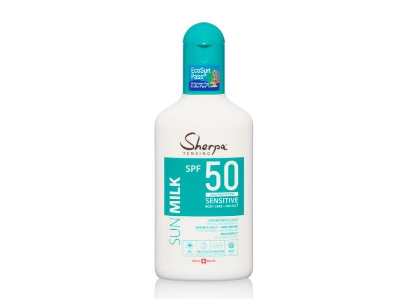 Sherpa Tensing Sonnenmilch Sensitive LSF 50 175 ml Duftneutrale, milde Sonnenmilch