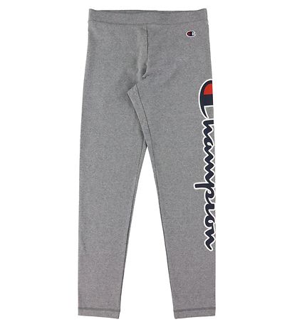 Champion Fashion Leggings - Graumeliert m. Logo
