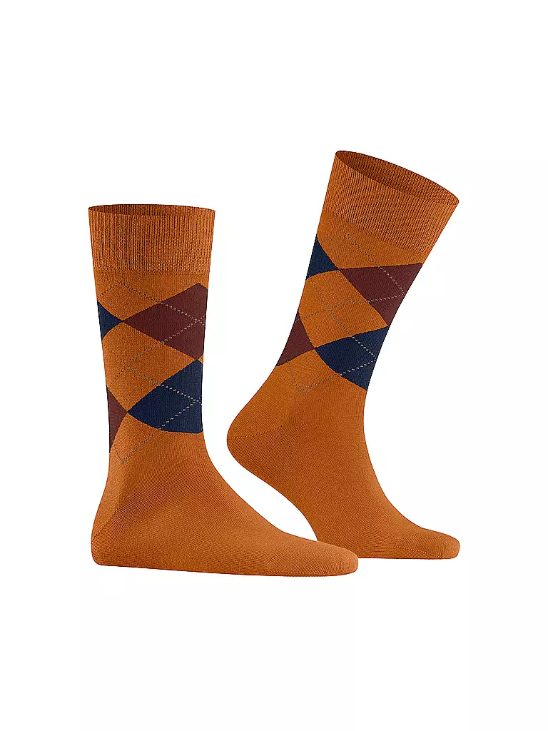 BURLINGTON Herren Socken EDINBURGH blush orange