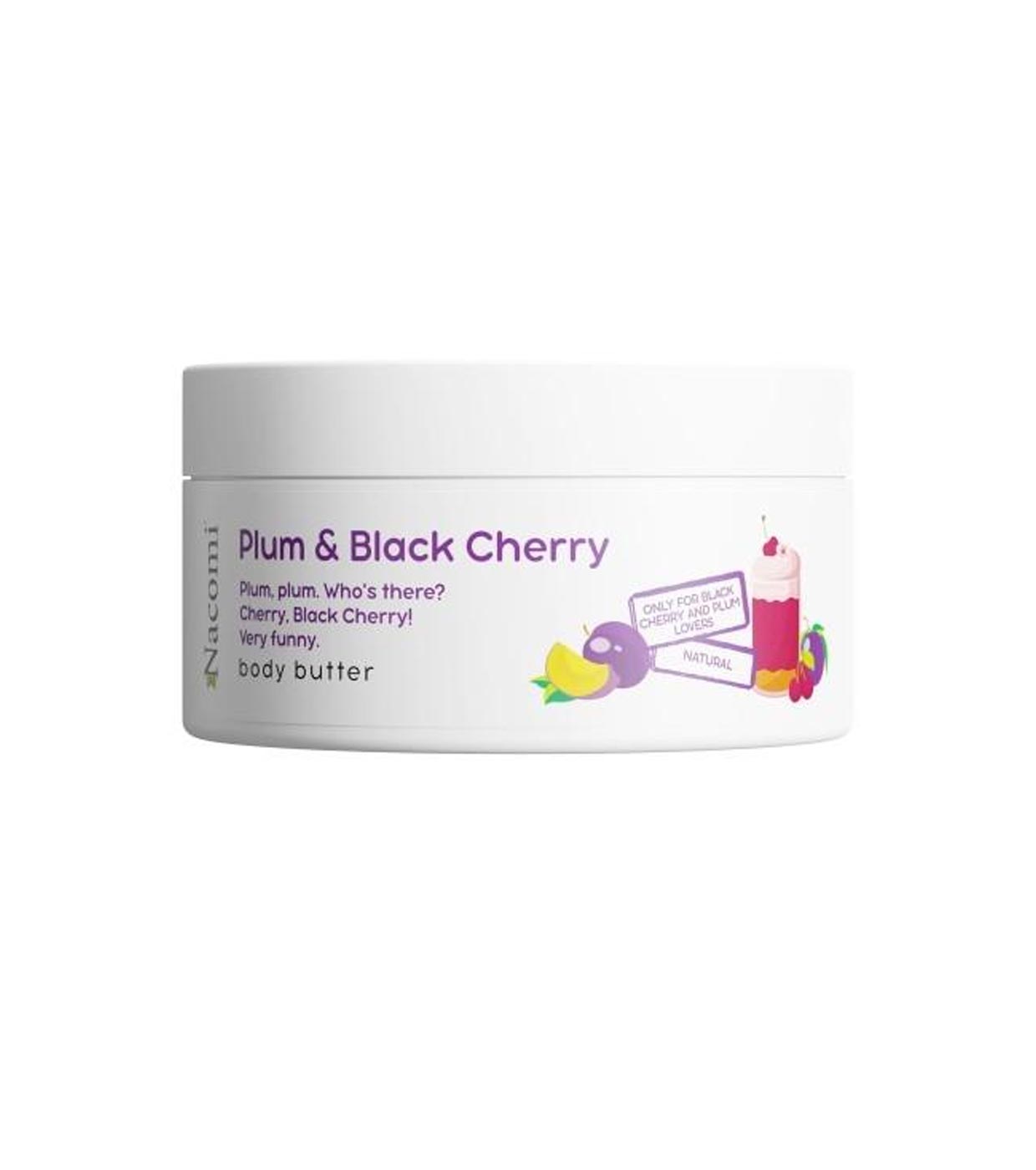 Nacomi - Manteiga Corporal - Plum & Black Cherry
